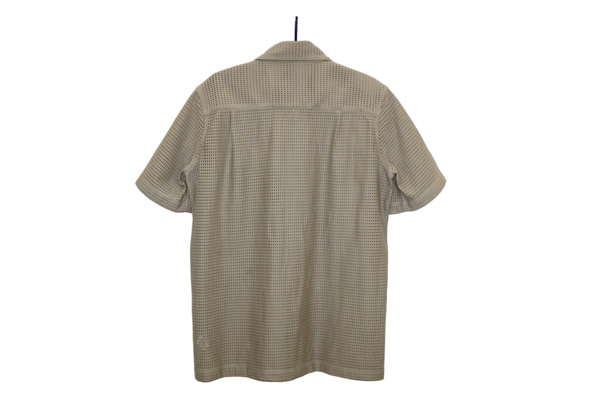 Dexter Wong 💥ARCHIVE💥 90s DEXTER WONG Hidden Button Mesh S/S Shirt Size US L / EU 52-54 / 3 - 8 Thumbnail