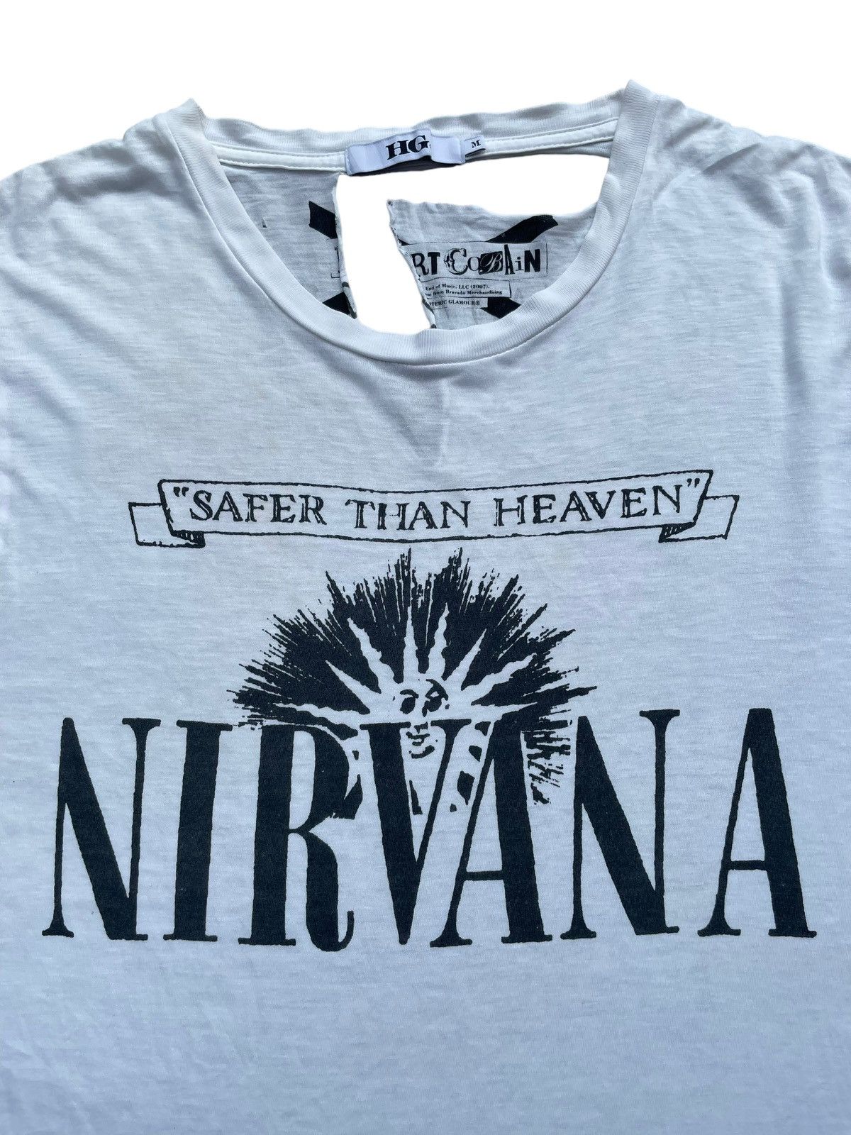 Hysteric Glamour x Kurt Cobain Distresed Tshirt