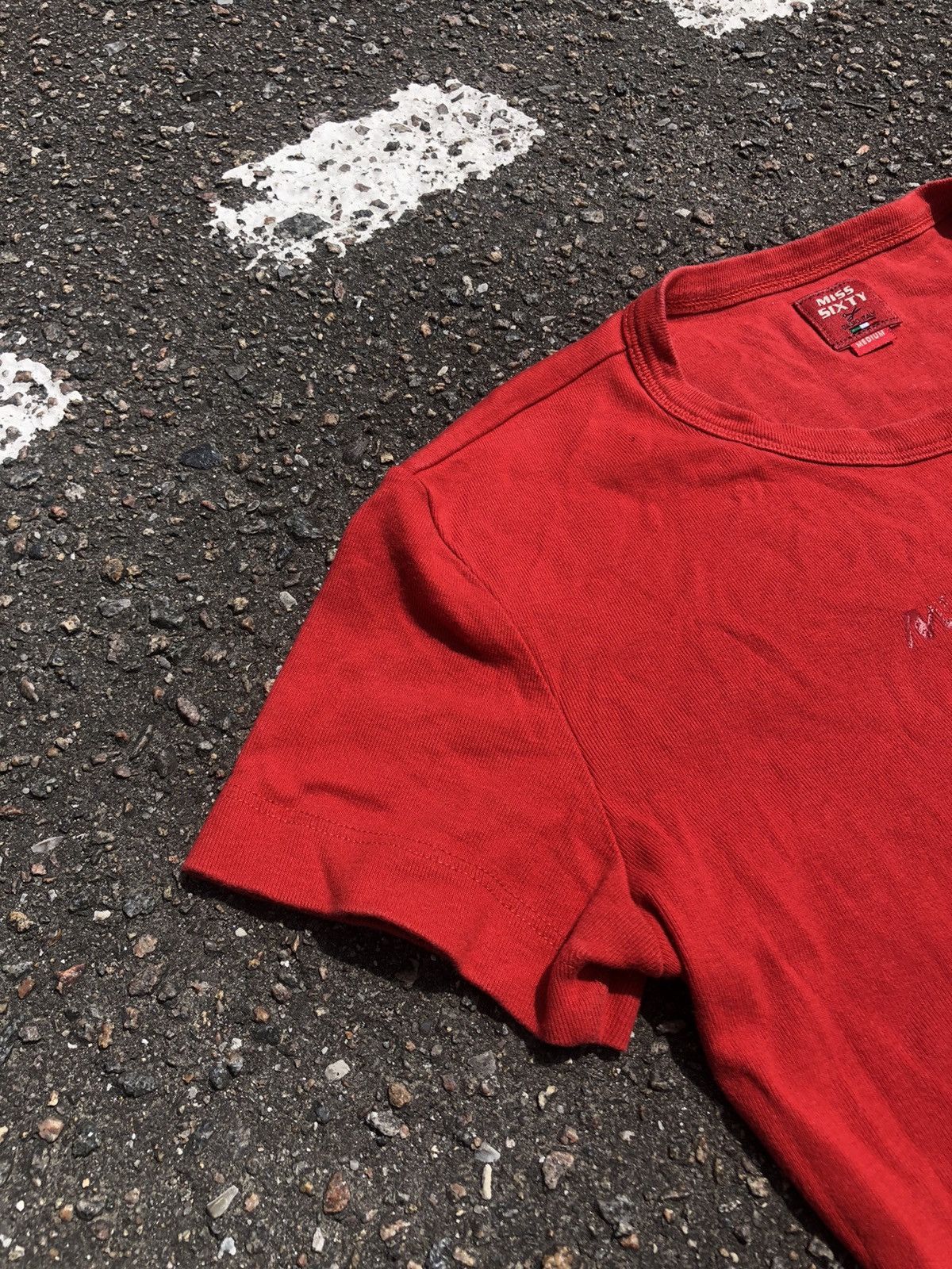 Miss Sixty × Vintage Vintage Y2K Miss Sixty Big Logo T Shirt Size M / US 6-8 / IT 42-44 - 7 Thumbnail