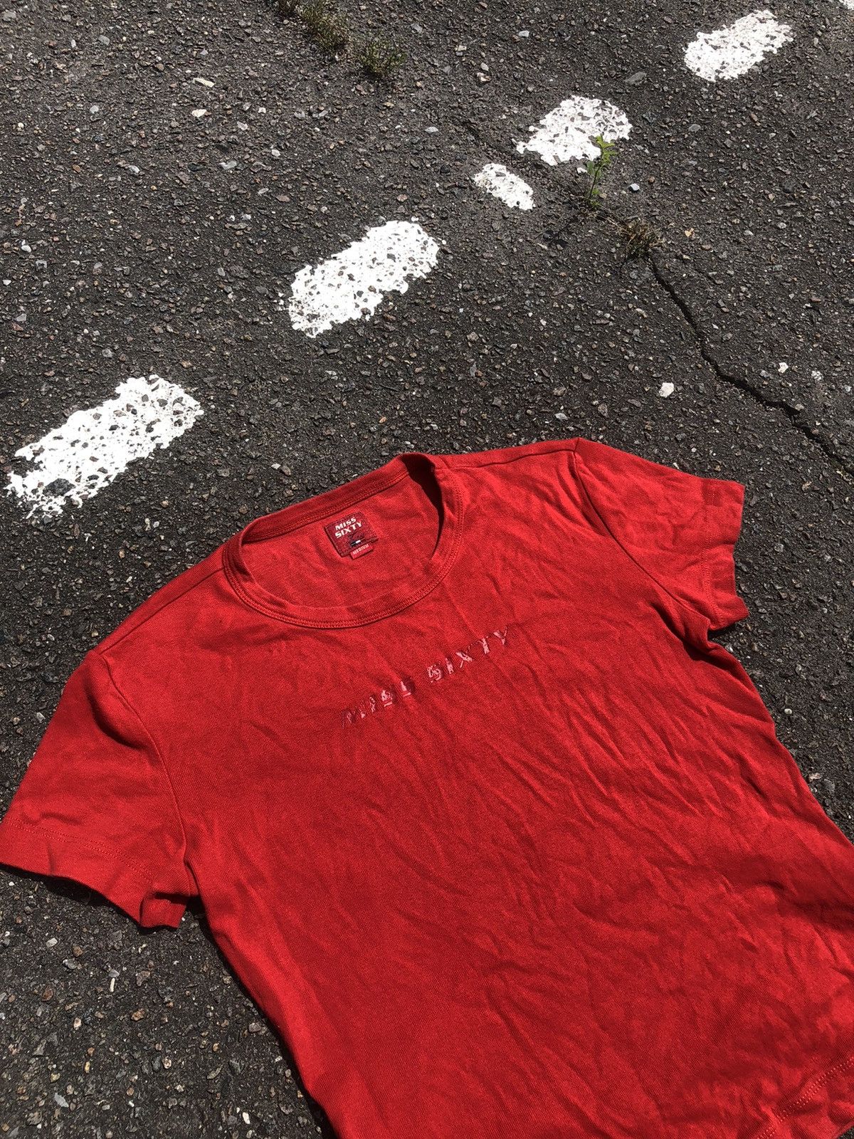 Miss Sixty × Vintage Vintage Y2K Miss Sixty Big Logo T Shirt Size M / US 6-8 / IT 42-44 - 4 Thumbnail