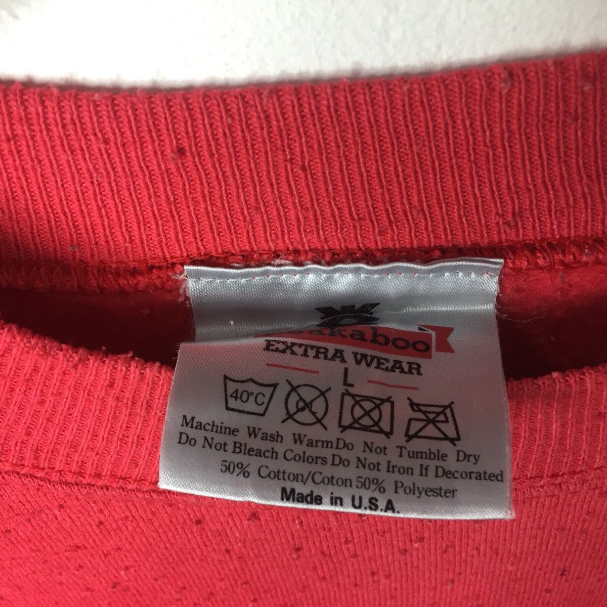 Vintage Peakaboo Sweatshirt Crewneck Jumper Pullover surf Size US L / EU 52-54 / 3 - 3 Thumbnail