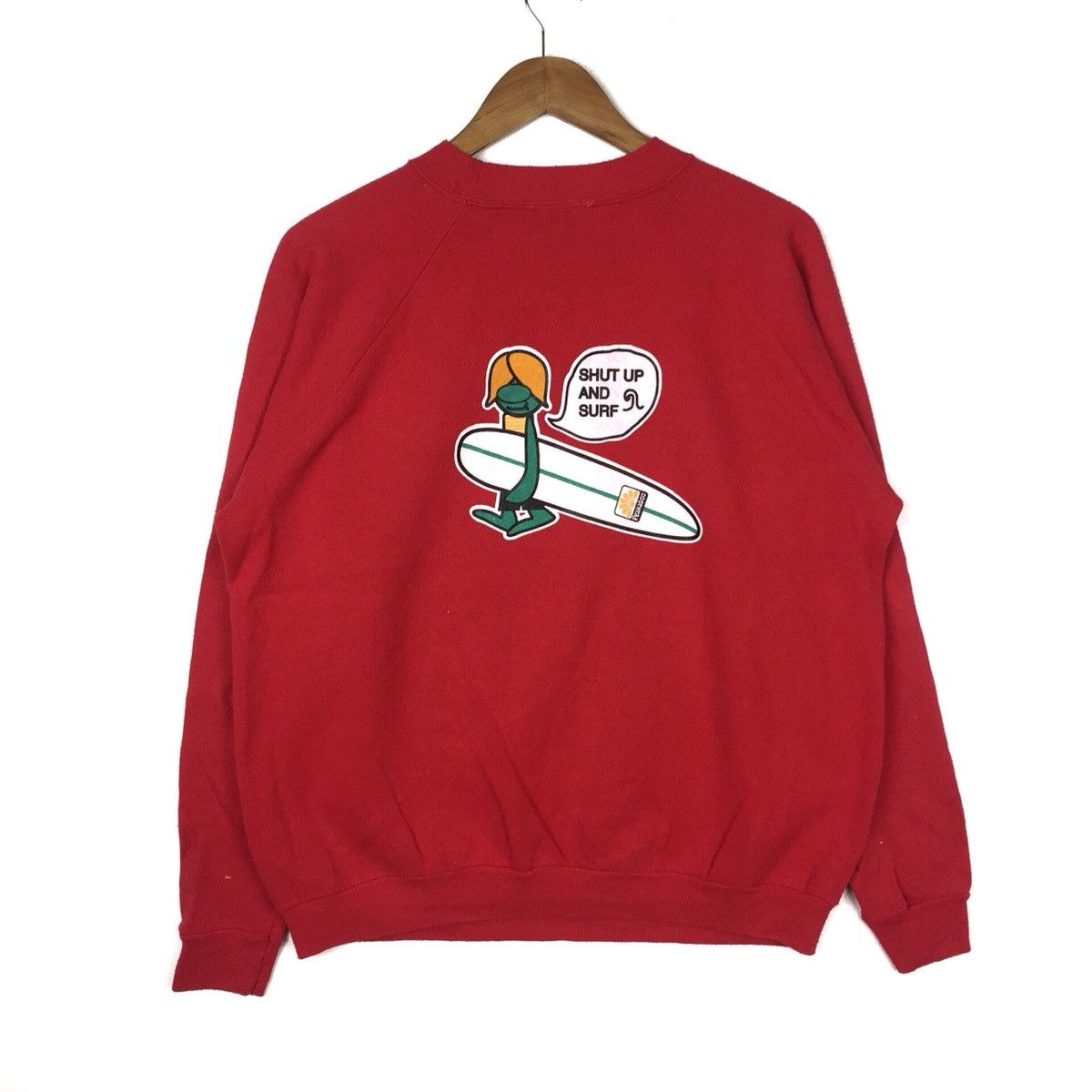 Vintage Peakaboo Sweatshirt Crewneck Jumper Pullover surf Size US L / EU 52-54 / 3 - 1 Thumbnail