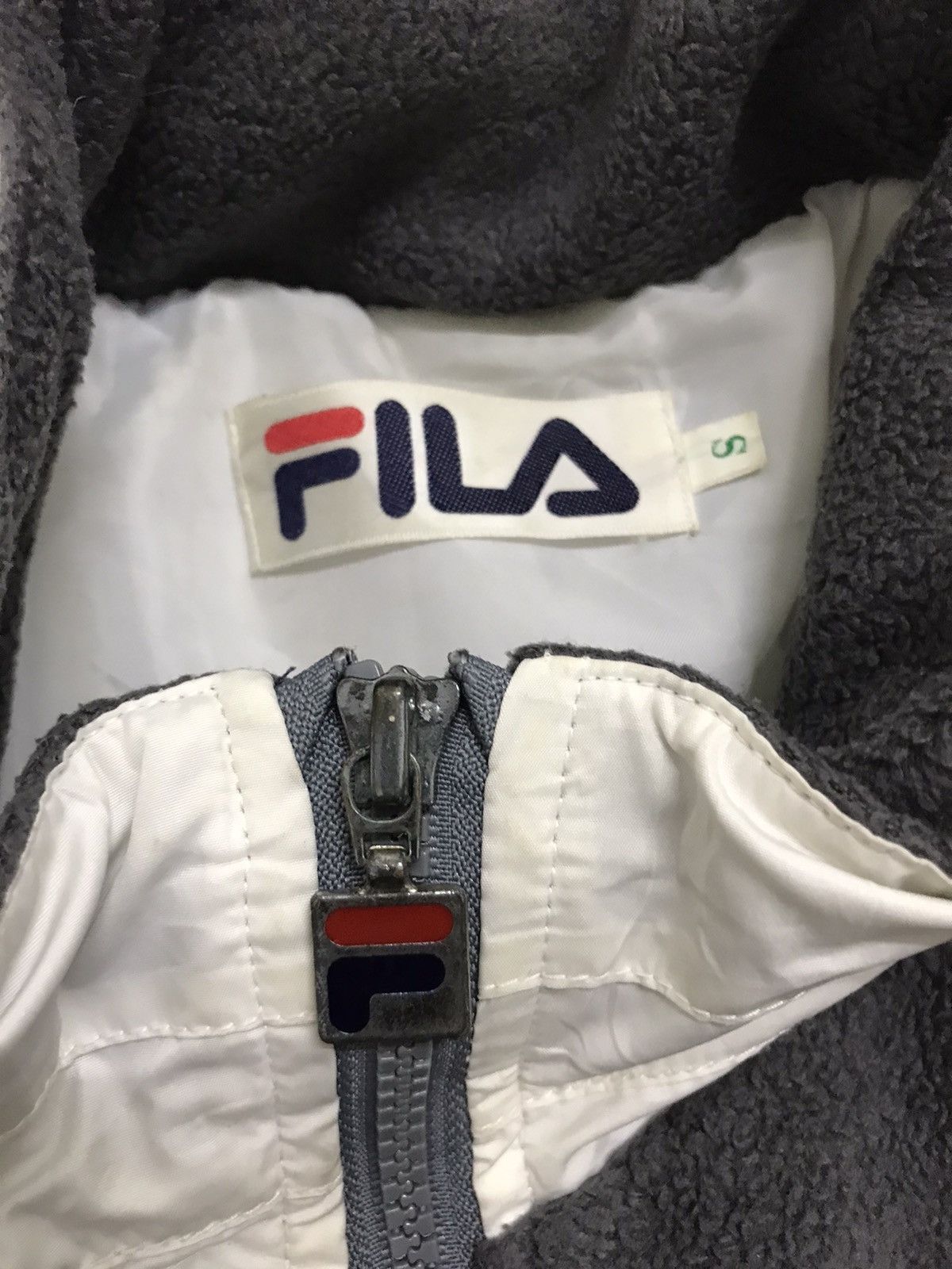 Fila × Vintage Vintage Fila International Italia Fleece Winter Jacket rare Size US S / EU 44-46 / 1 - 5 Thumbnail