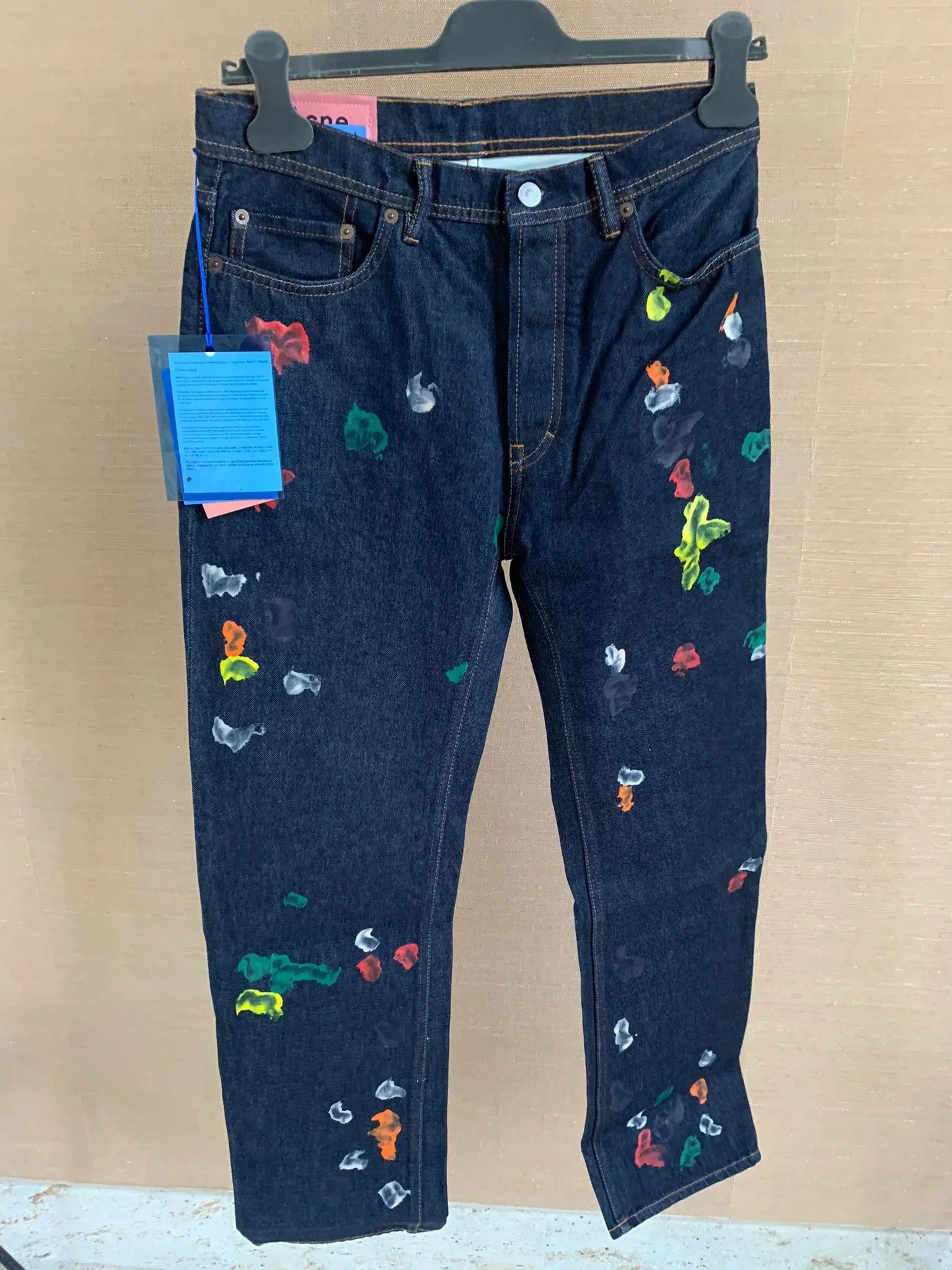 Land Denim Gum Print in Indigo Gum Print