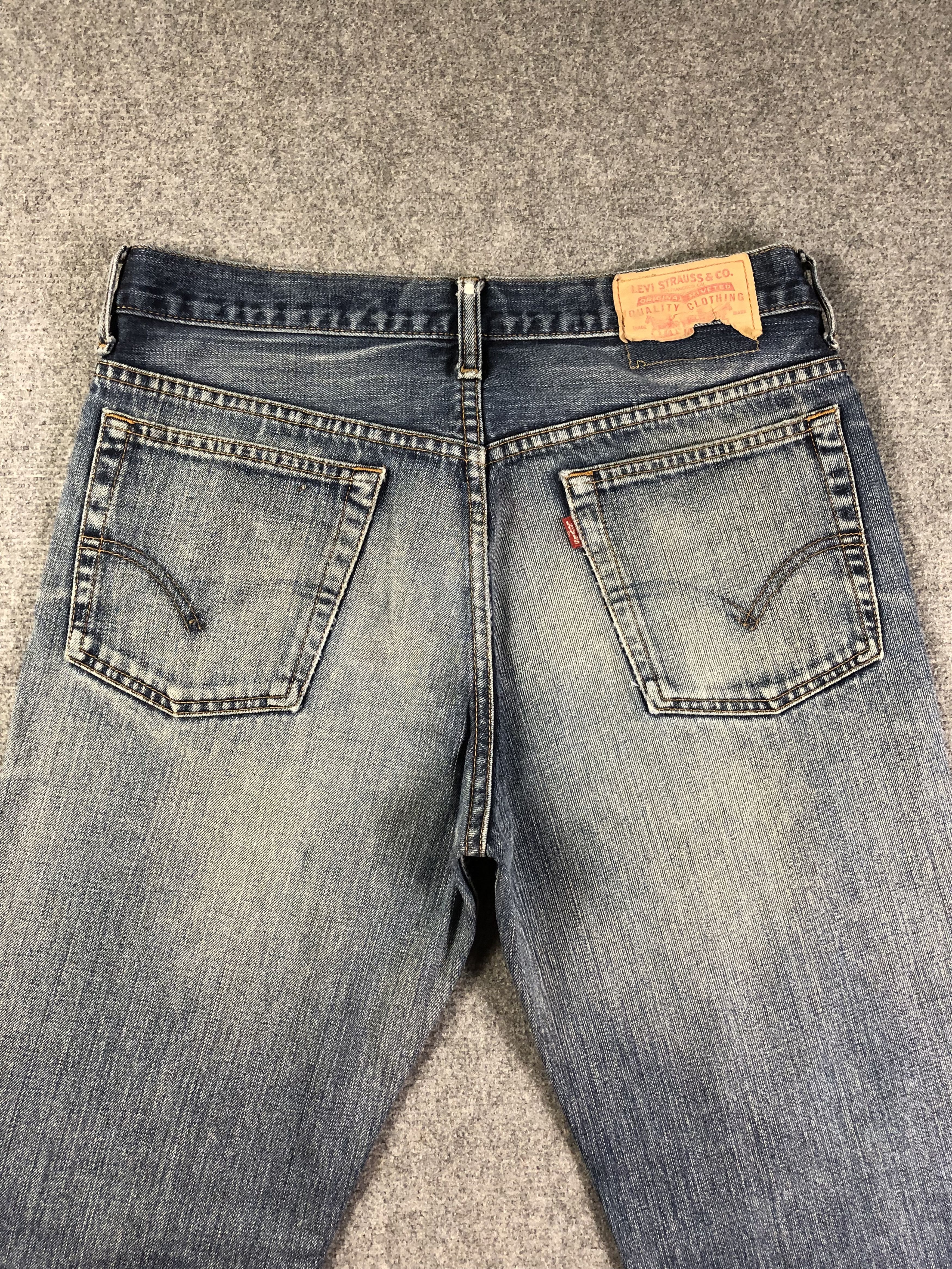 Levi's Wash Blue Levis Denim Jeans 34x30 Size US 34 / EU 50 - 9 Thumbnail