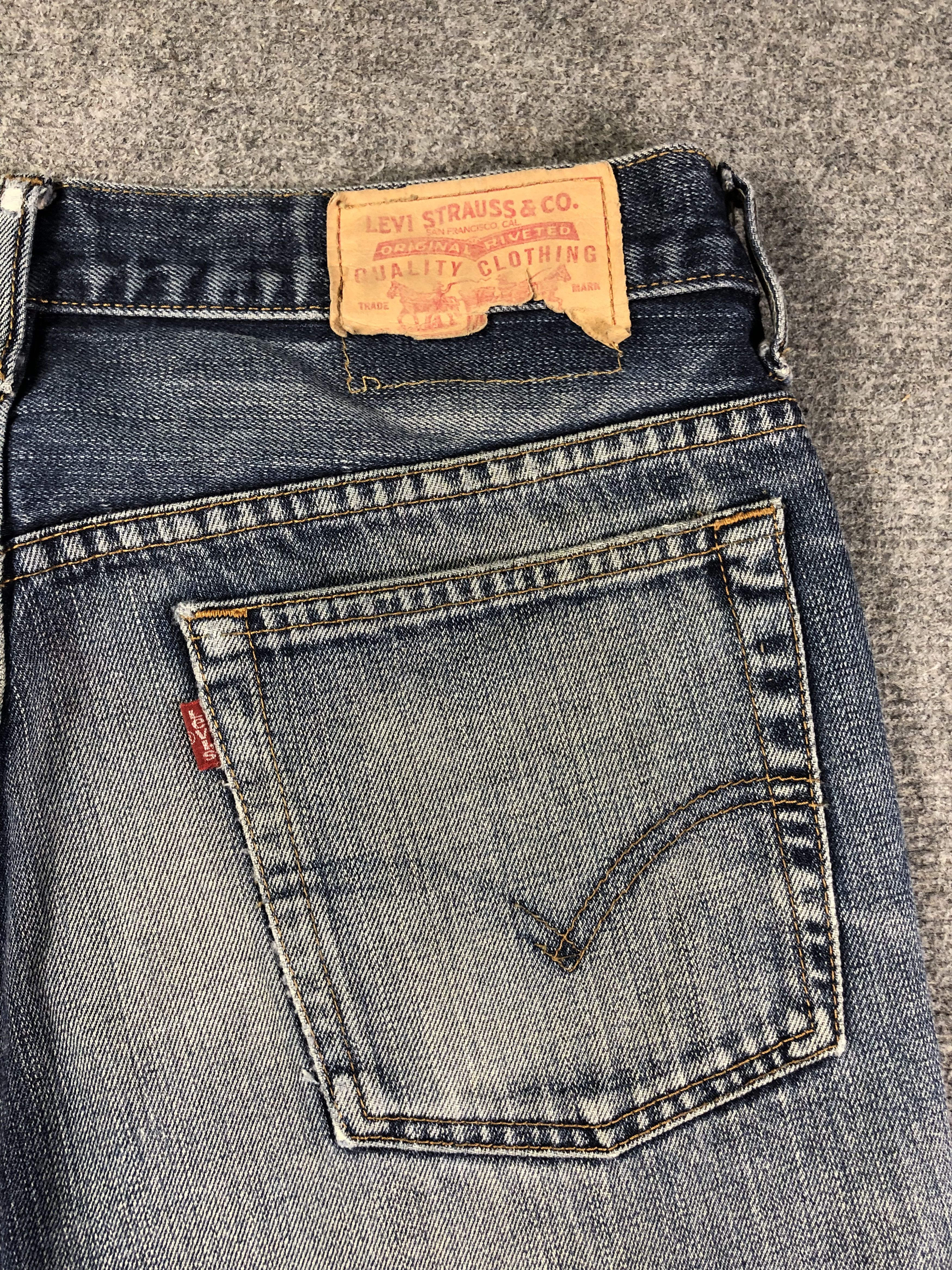 Levi's Wash Blue Levis Denim Jeans 34x30 Size US 34 / EU 50 - 10 Thumbnail