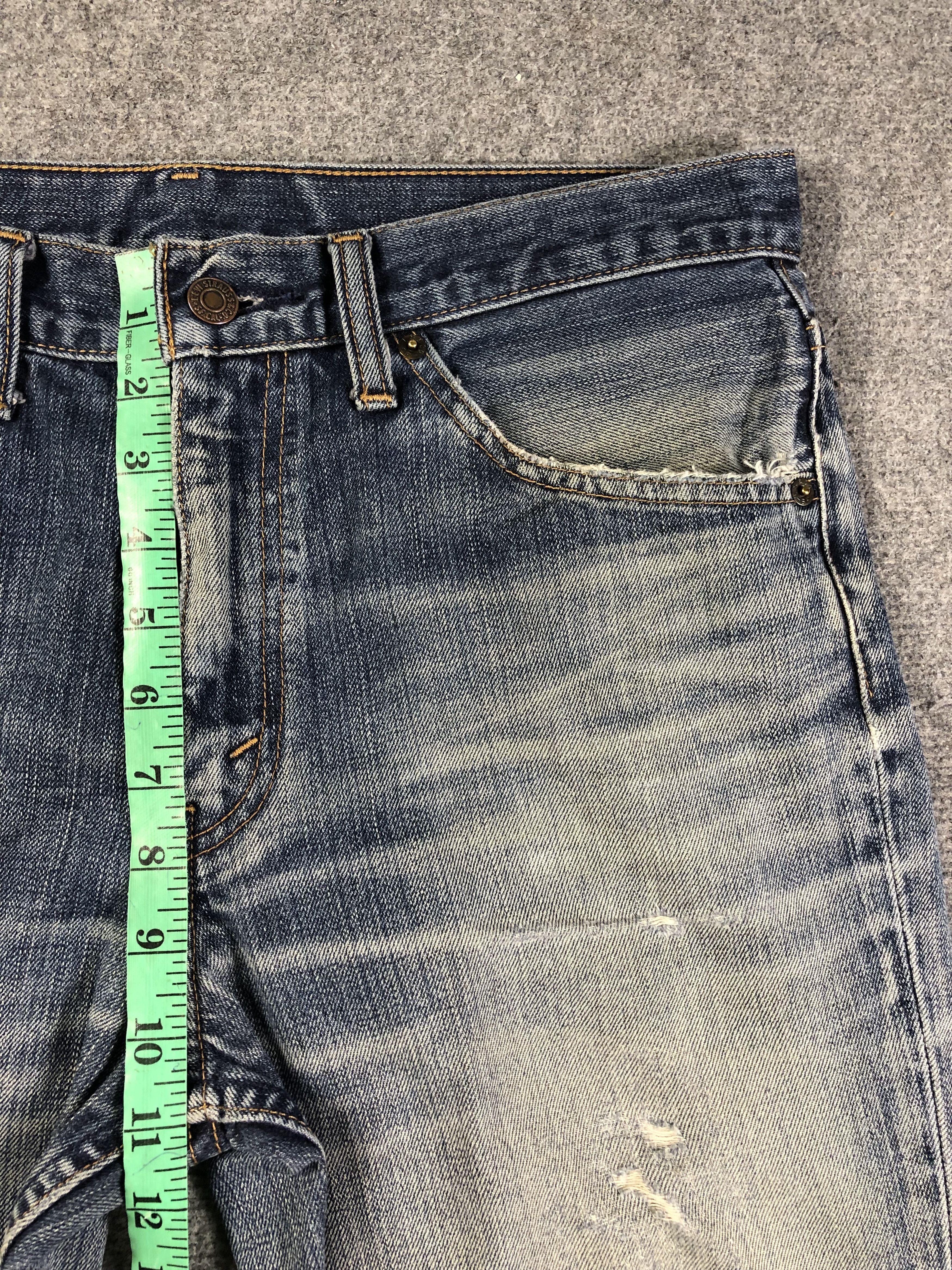 Levi's Wash Blue Levis Denim Jeans 34x30 Size US 34 / EU 50 - 8 Thumbnail