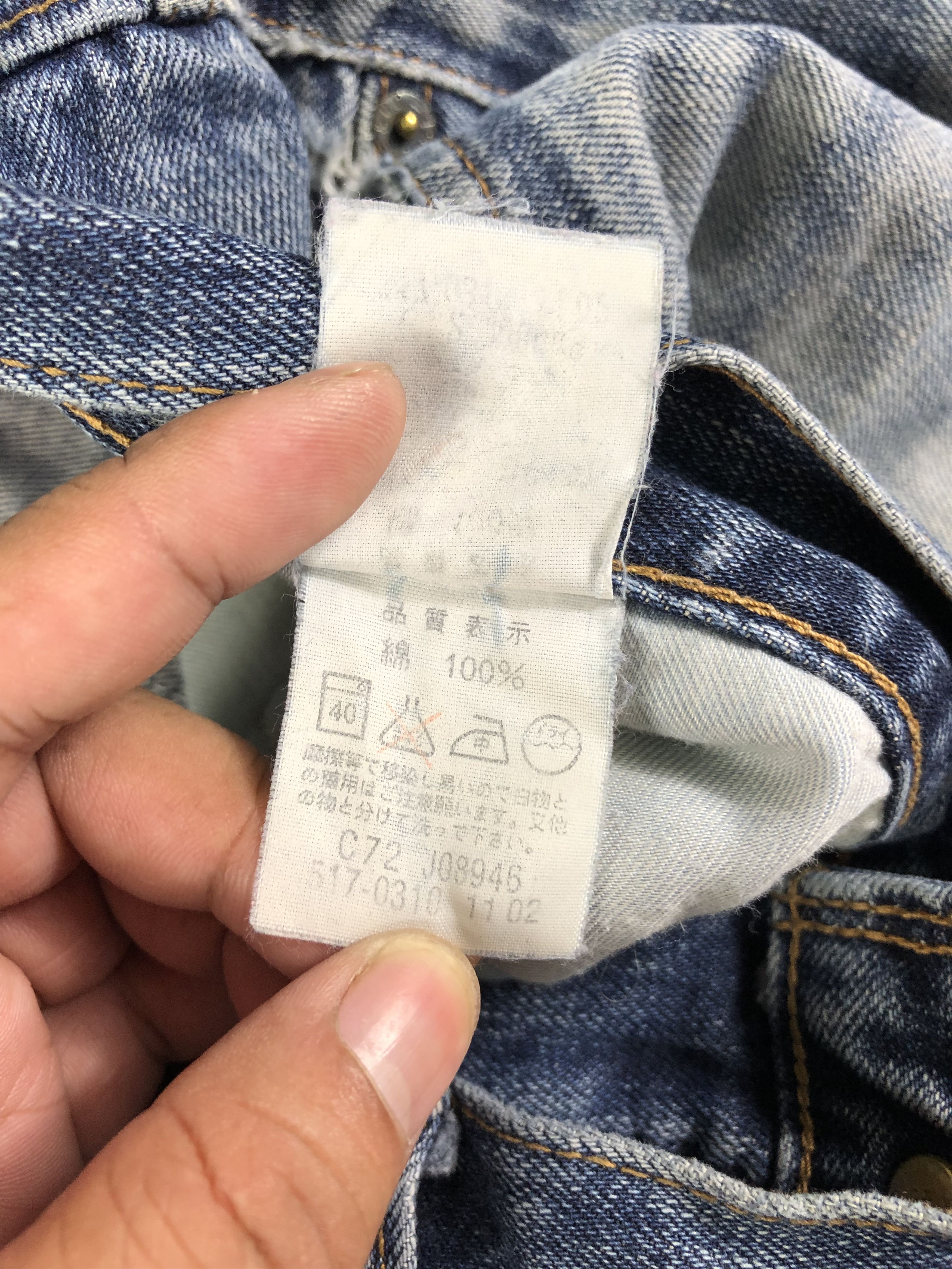 Levi's Wash Blue Levis Denim Jeans 34x30 Size US 34 / EU 50 - 6 Thumbnail