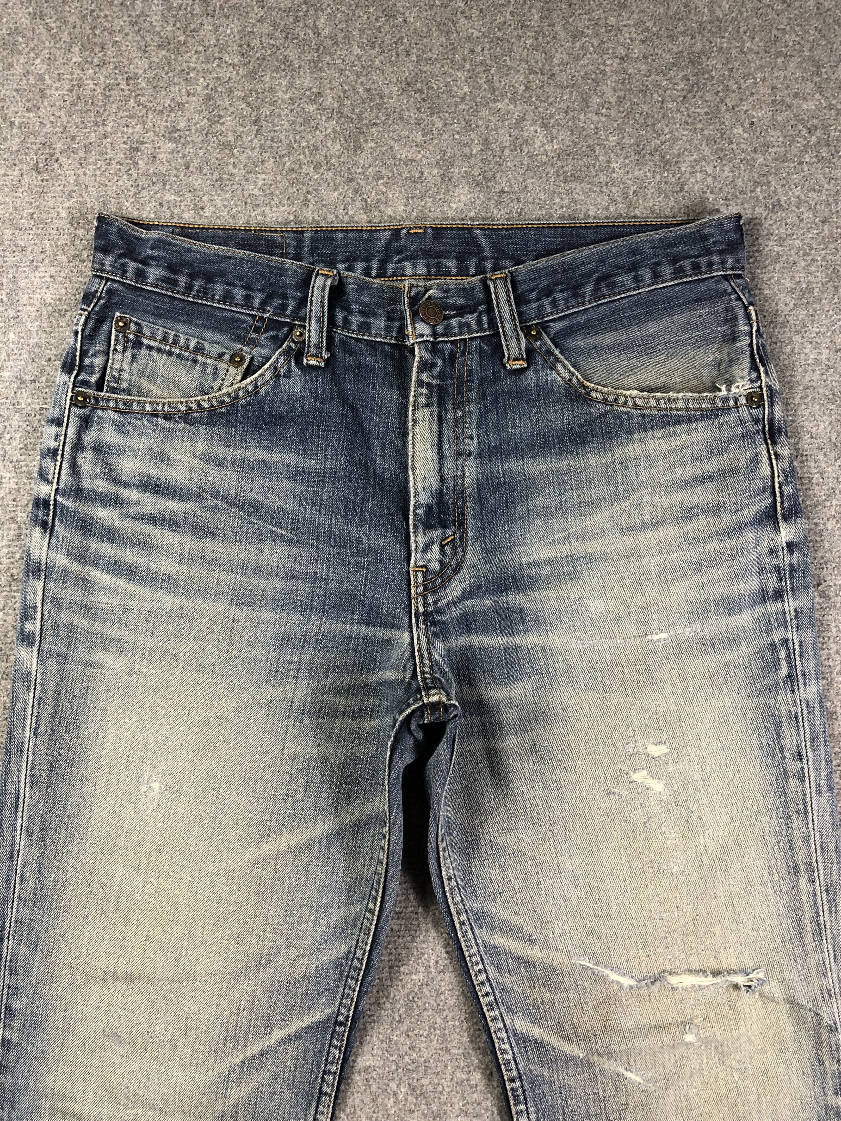 Levi's Wash Blue Levis Denim Jeans 34x30 Size US 34 / EU 50 - 2 Thumbnail