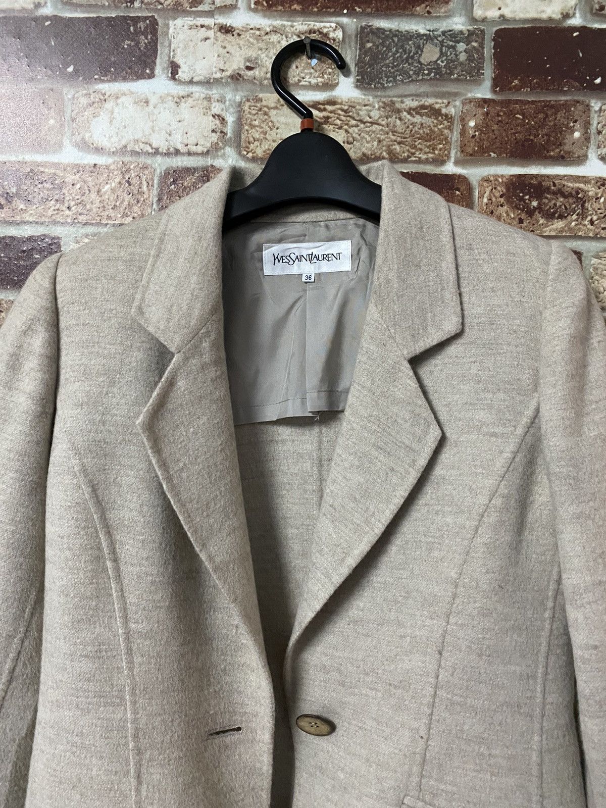 Vintage × Yves Saint Laurent GK147 YVES SAINT LAURENT WOVEN SHORT JACKET Size US S / EU 44-46 / 1 - 5 Thumbnail