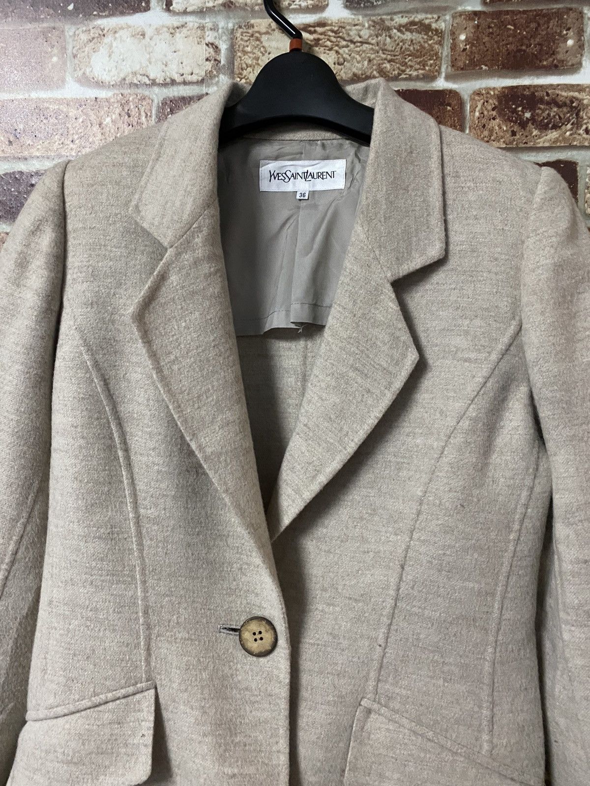 Vintage × Yves Saint Laurent GK147 YVES SAINT LAURENT WOVEN SHORT JACKET Size US S / EU 44-46 / 1 - 6 Thumbnail