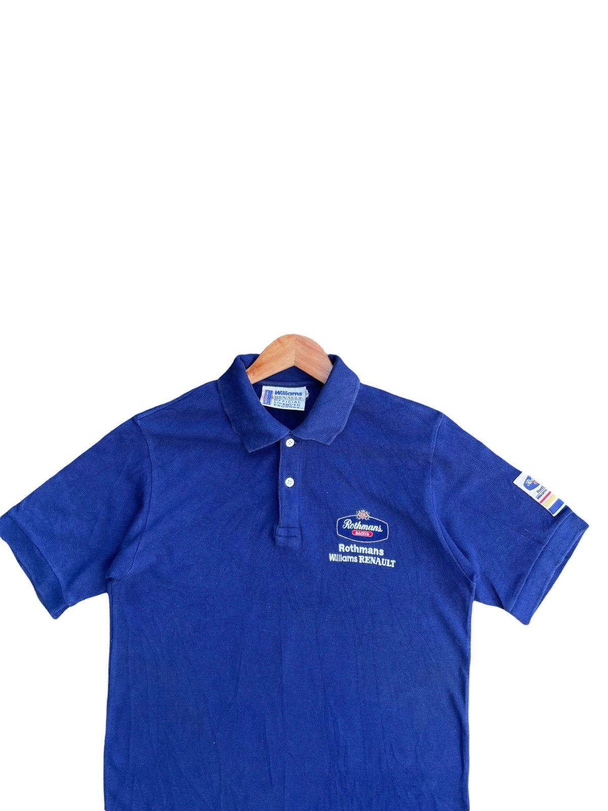 Vintage Vintage Rothmans Williams Renault Polo Tshirt Size US S / EU 44-46 / 1 - 5 Thumbnail