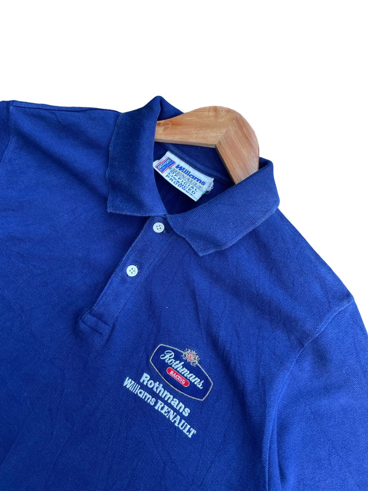 Vintage Vintage Rothmans Williams Renault Polo Tshirt Size US S / EU 44-46 / 1 - 7 Thumbnail