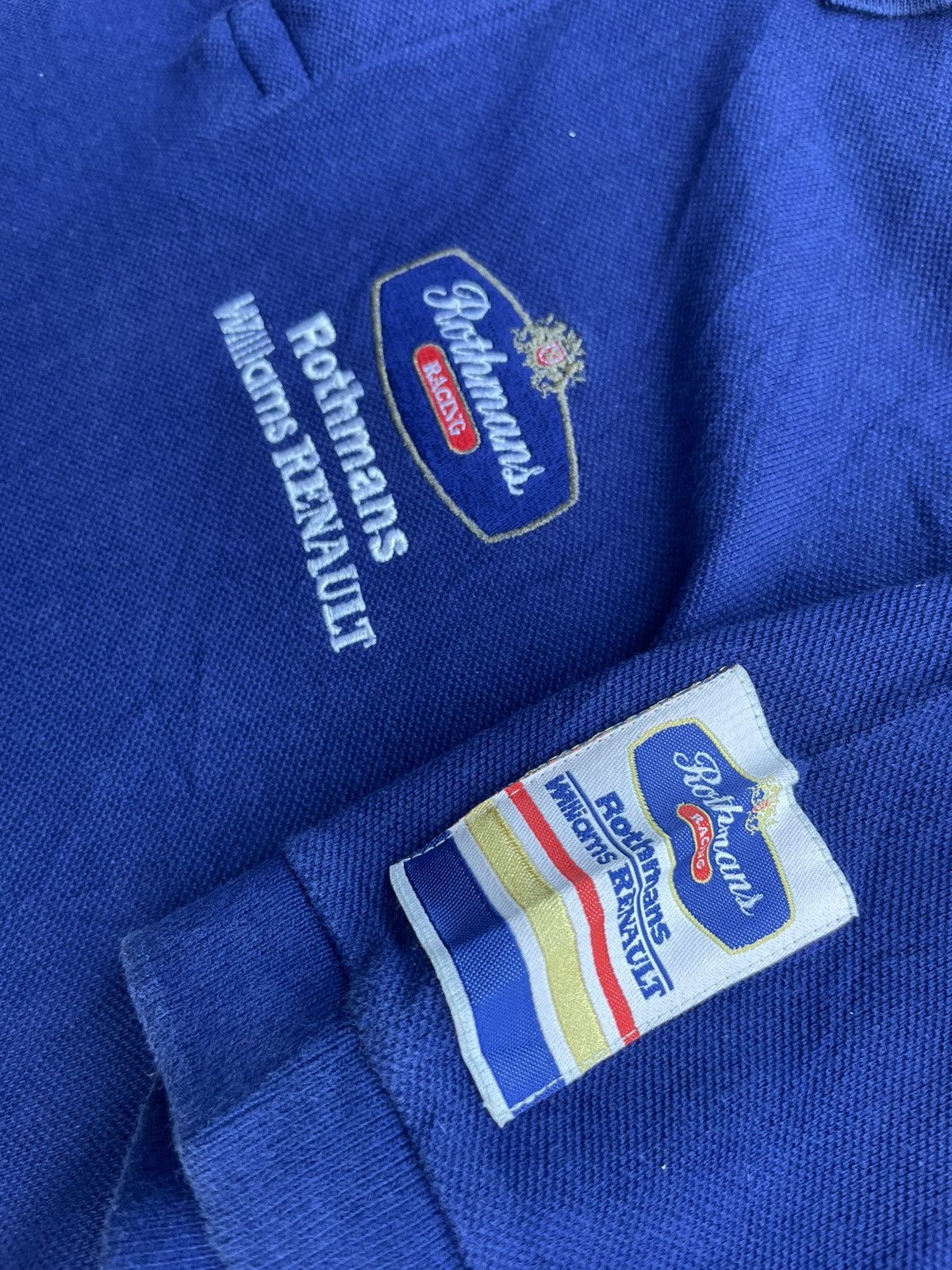 Vintage Vintage Rothmans Williams Renault Polo Tshirt Size US S / EU 44-46 / 1 - 10 Thumbnail
