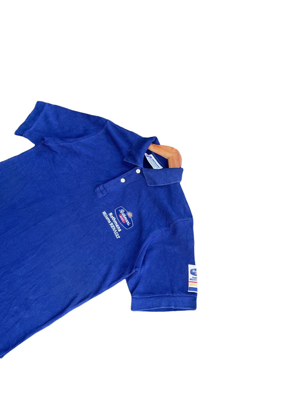 Vintage Vintage Rothmans Williams Renault Polo Tshirt Size US S / EU 44-46 / 1 - 4 Thumbnail
