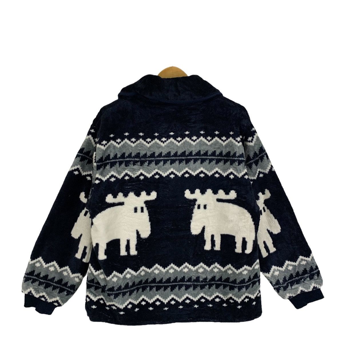 Habitat × Vintage Vintage MOZ Sweden Habitat Animal Design Fleece Jacket Size US L / EU 52-54 / 3 - 2 Thumbnail