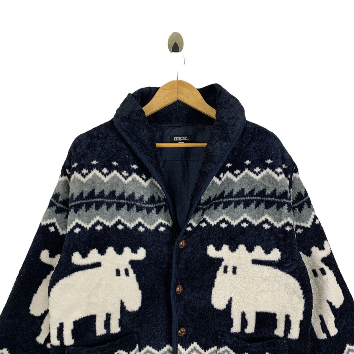 Habitat × Vintage Vintage MOZ Sweden Habitat Animal Design Fleece Jacket Size US L / EU 52-54 / 3 - 5 Thumbnail