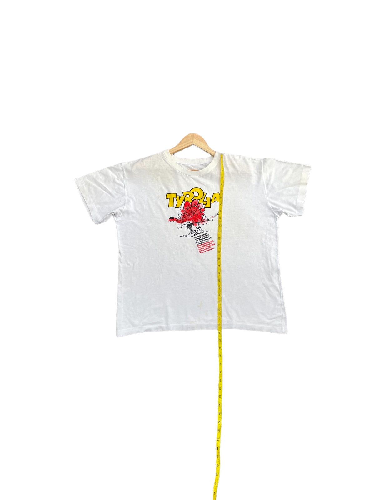 Vintage Vintage Tyrolia Stegosaurus Ski Tshirt Size US L / EU 52-54 / 3 - 3 Thumbnail