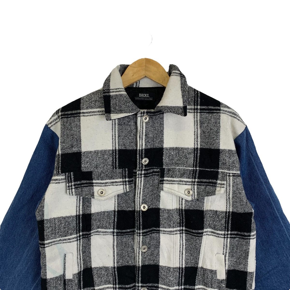 Designer × Japanese Brand BACKS By Seven Loveless Black Japanese Brand Bomber Jacket Size US M / EU 48-50 / 2 - 5 Thumbnail