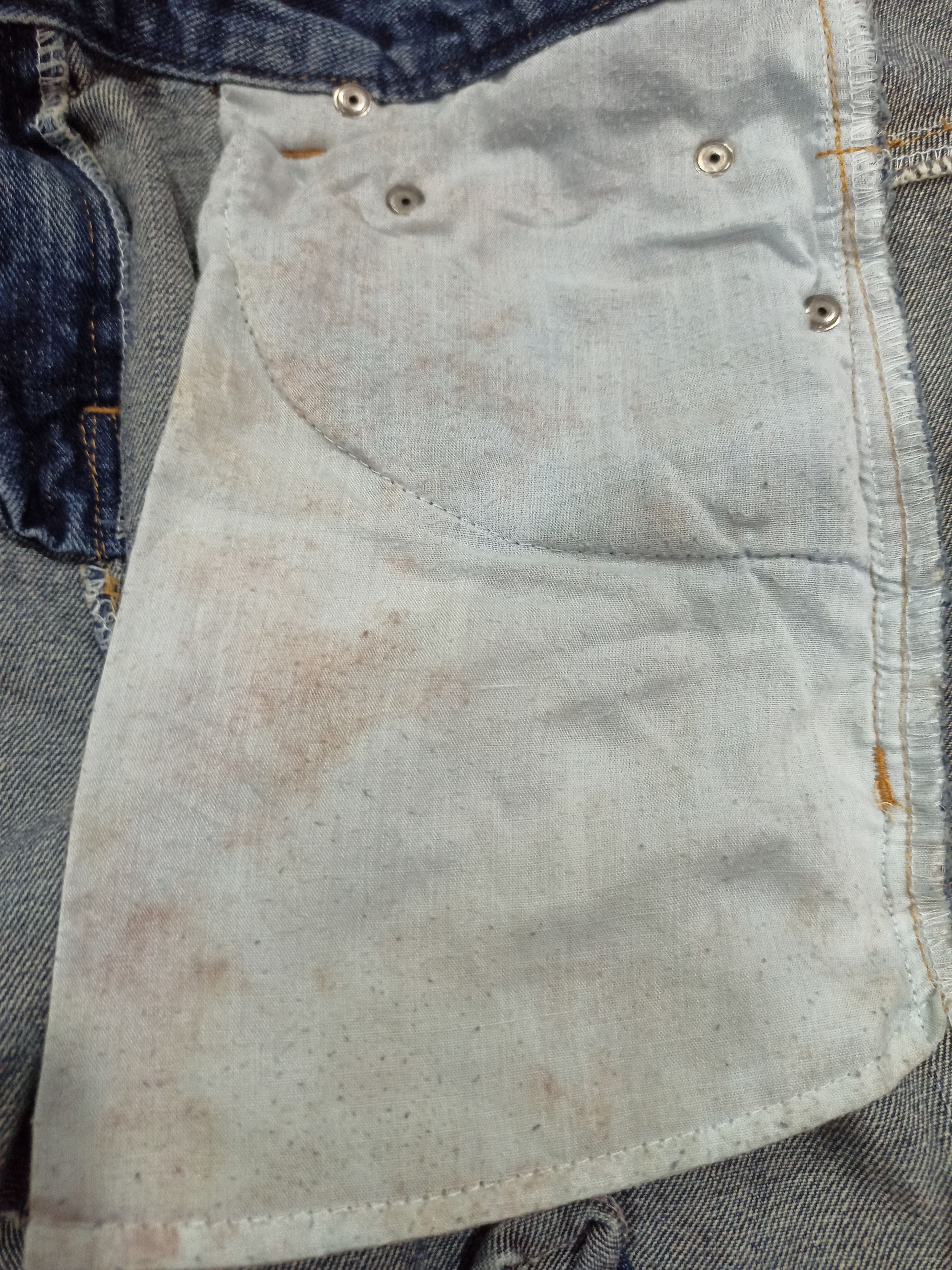 Japanese Brand Japanese Aegnoir Distressed Mud Wash Faded Jeans Size US 30 / EU 46 - 24 Thumbnail