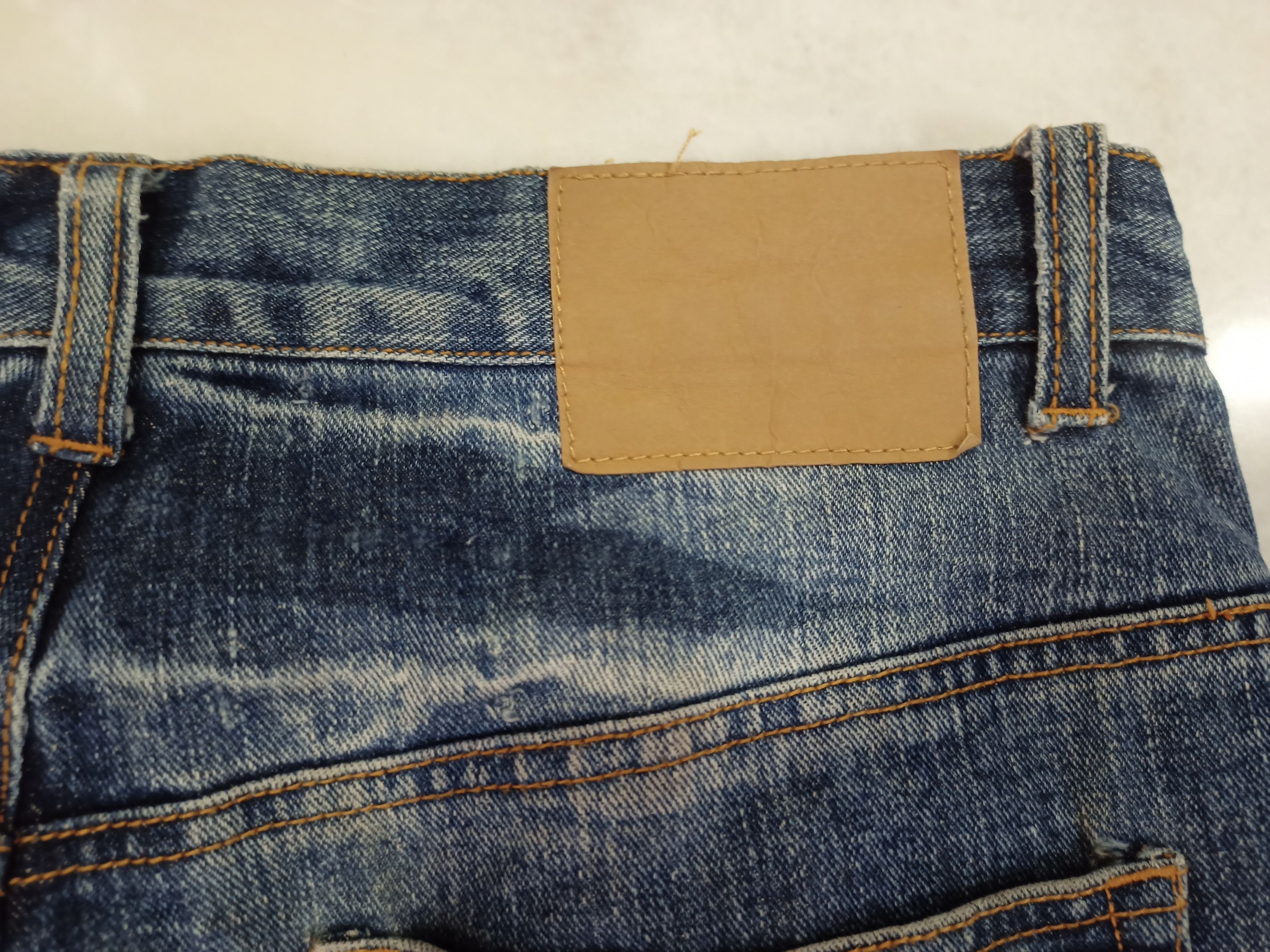 Japanese Brand Japanese Aegnoir Distressed Mud Wash Faded Jeans Size US 30 / EU 46 - 19 Thumbnail