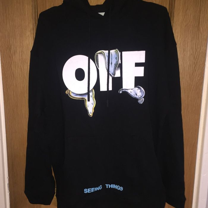 Off white hot sale clock hoodie