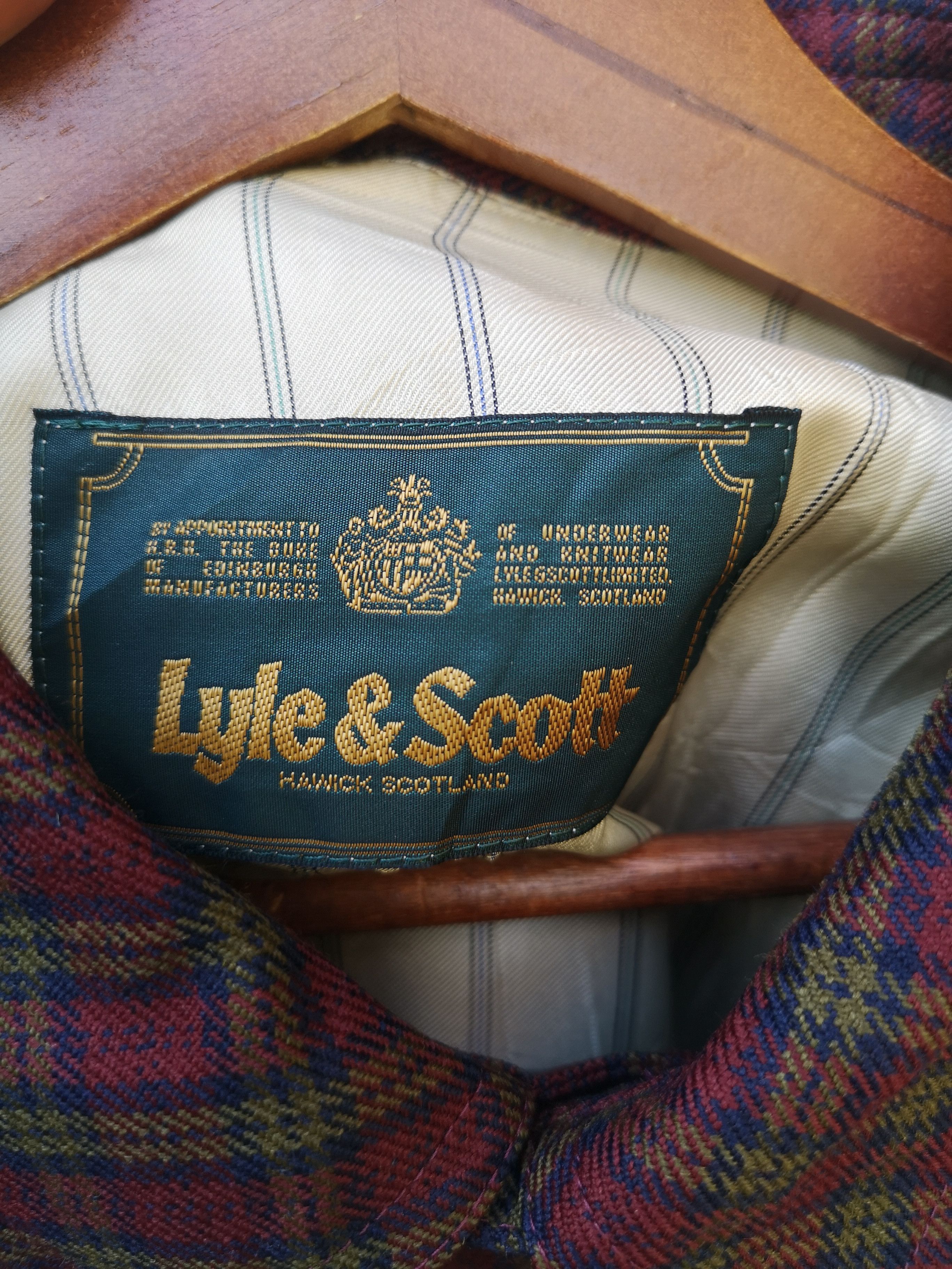 Japanese Brand 🫴🏻Vintage Lyle And Scott Colour Block Jacket Size US L / EU 52-54 / 3 - 4 Thumbnail