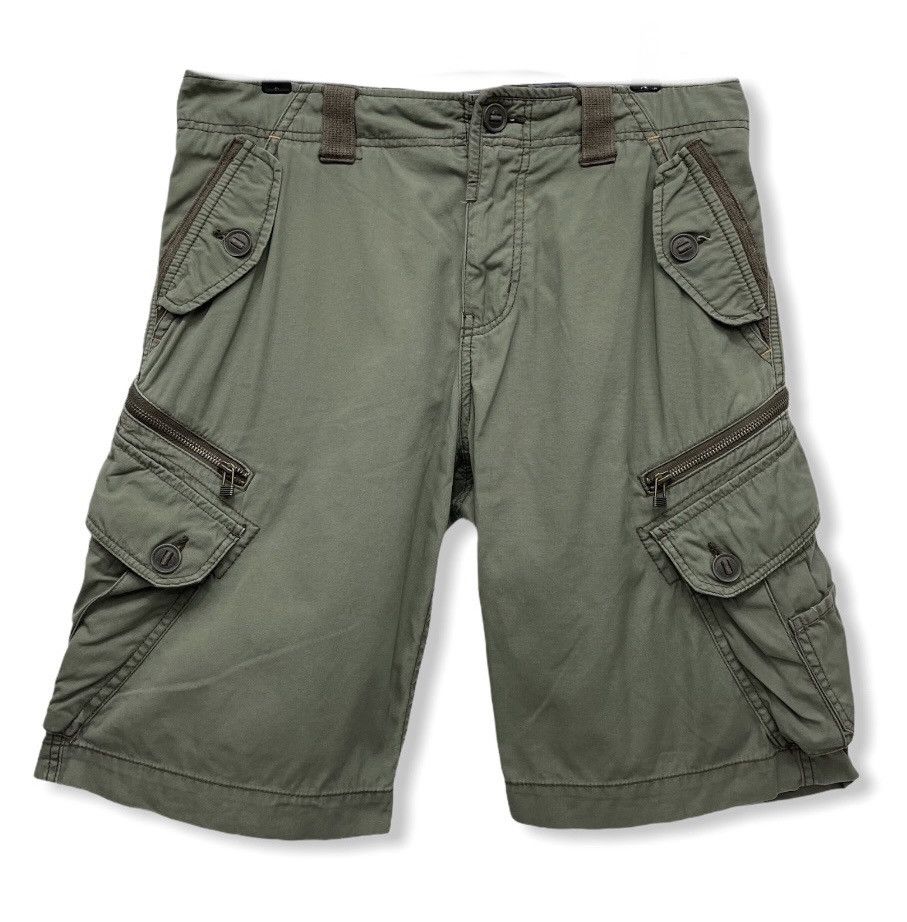 Japanese Brand 💥LAST OFFER! BACK NUMBER Military Shorts Travis Scott Style Size US 32 / EU 48 - 2 Thumbnail
