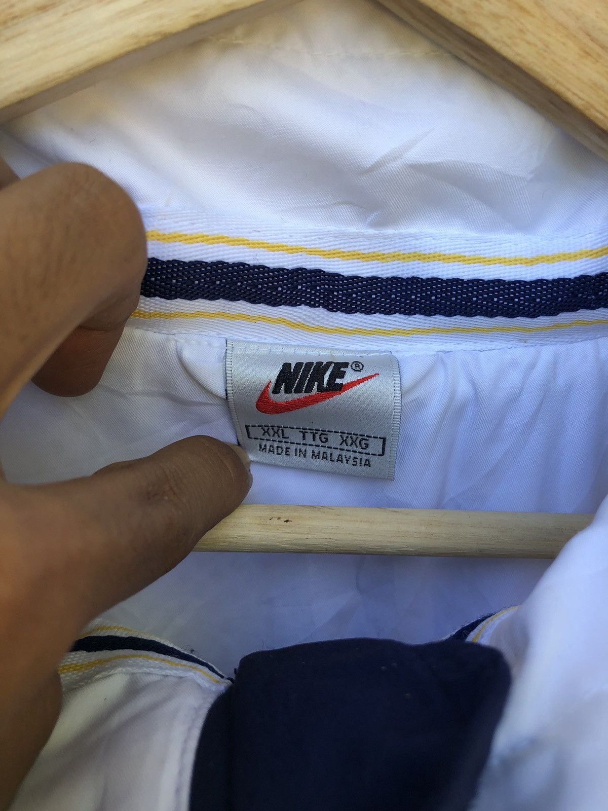 Nike 🔥Vtg 00s Nike Tennis Challenge Court Small Logo Jacket Size US XXL / EU 58 / 5 - 3 Thumbnail