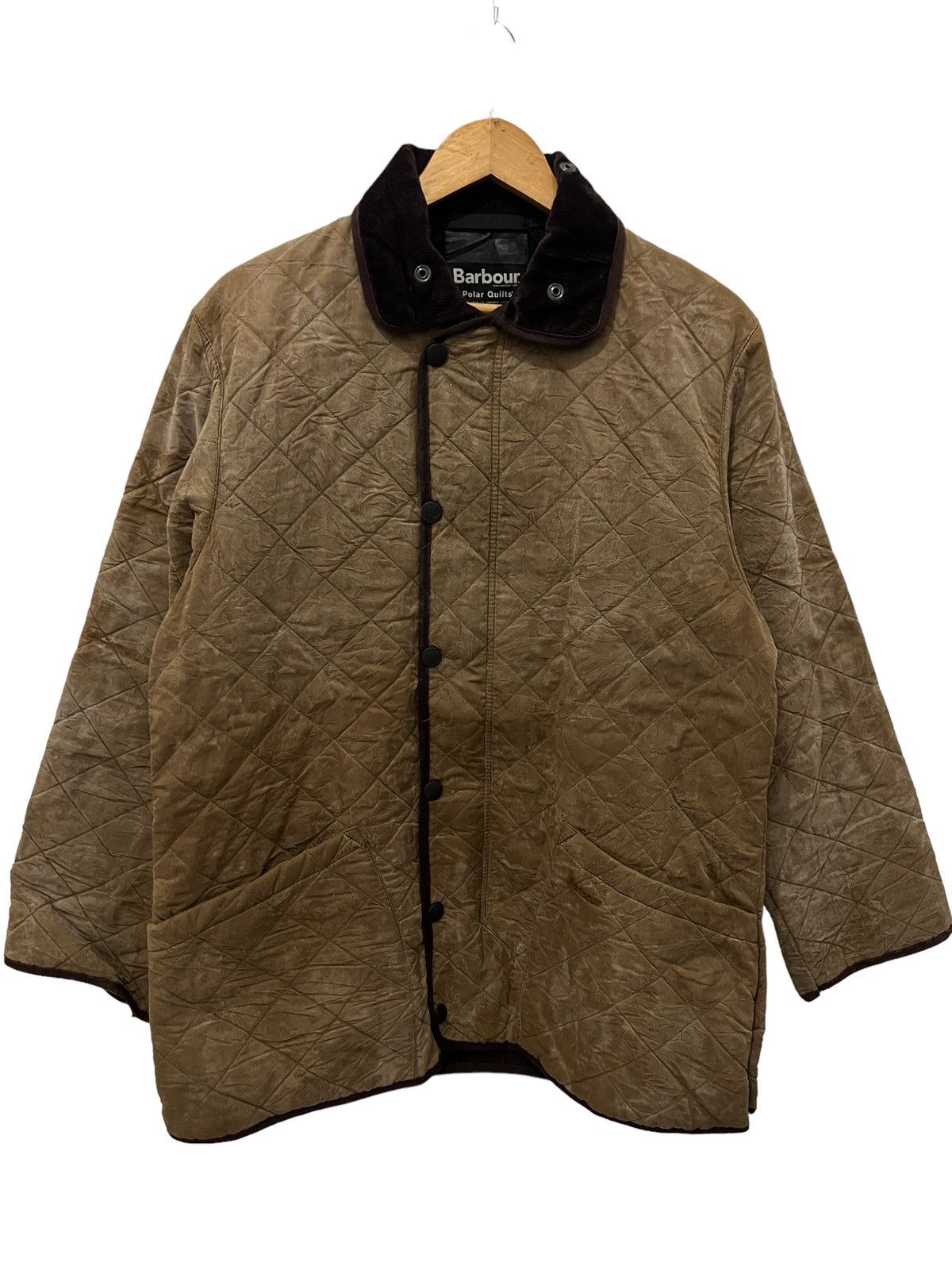 Barbour × Vintage VINTAGE BARBOUR DURACOTTON POLAR QUILTS QUILTS JACKET Size US M / EU 48-50 / 2 - 1 Thumbnail