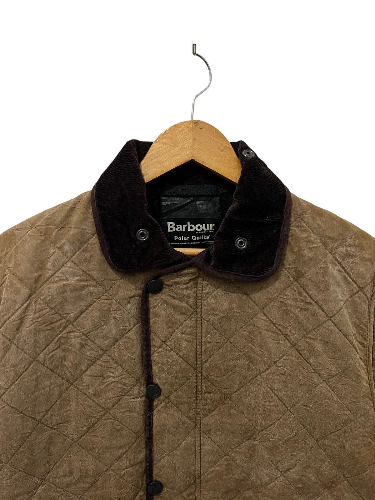 Barbour × Vintage VINTAGE BARBOUR DURACOTTON POLAR QUILTS QUILTS JACKET Size US M / EU 48-50 / 2 - 2 Thumbnail