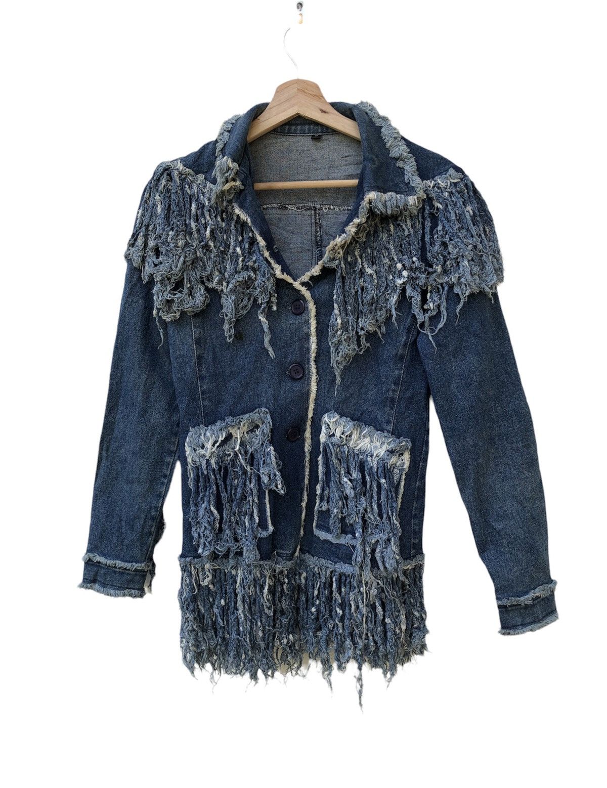 Seditionaries Unknow Brand Distressed Denim Size US S / EU 44-46 / 1 - 1 Thumbnail
