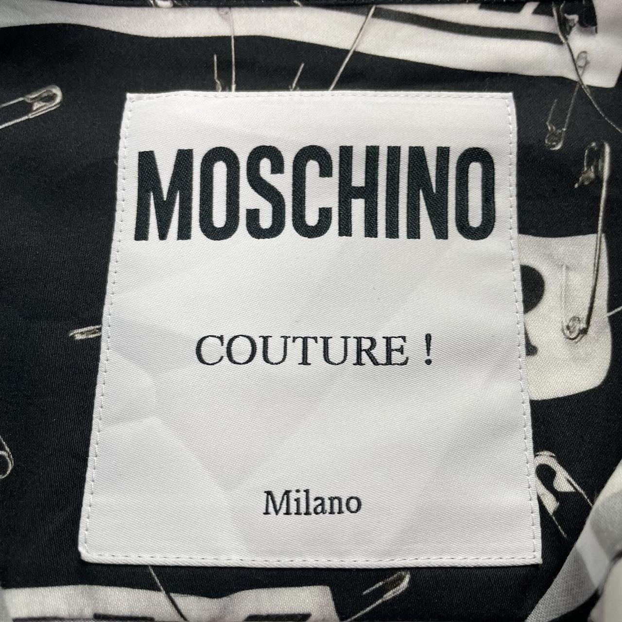 Jeremy Scott × Moschino Moschino Shirt Dress Fall 2018 Runway Punk Verbiage Fetish Size XS / US 0-2 / IT 36-38 - 5 Thumbnail