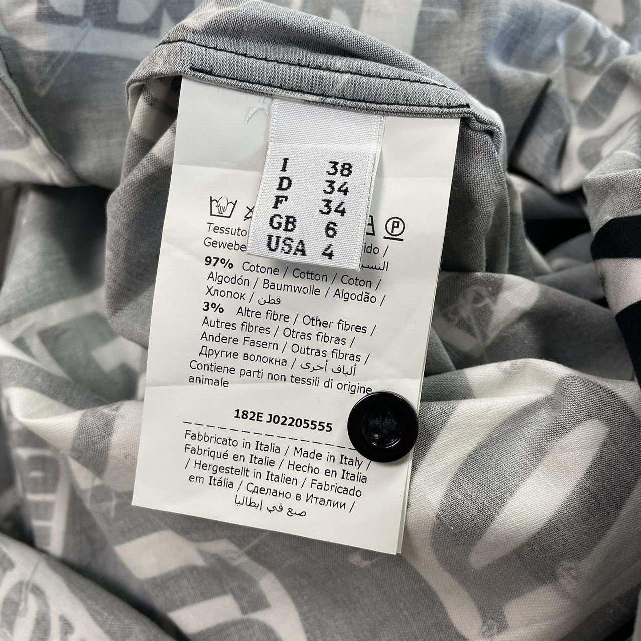 Jeremy Scott × Moschino Moschino Shirt Dress Fall 2018 Runway Punk Verbiage Fetish Size XS / US 0-2 / IT 36-38 - 6 Thumbnail