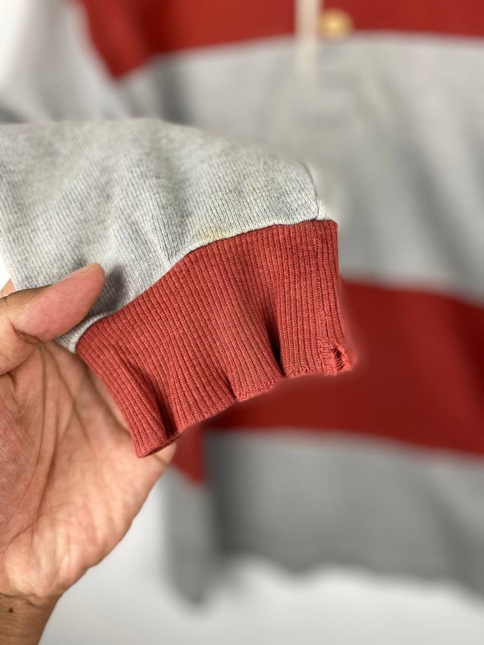 Issey Miyake vintage issey miyake longsleeve polo shirt distressed collar Size US L / EU 52-54 / 3 - 5 Thumbnail