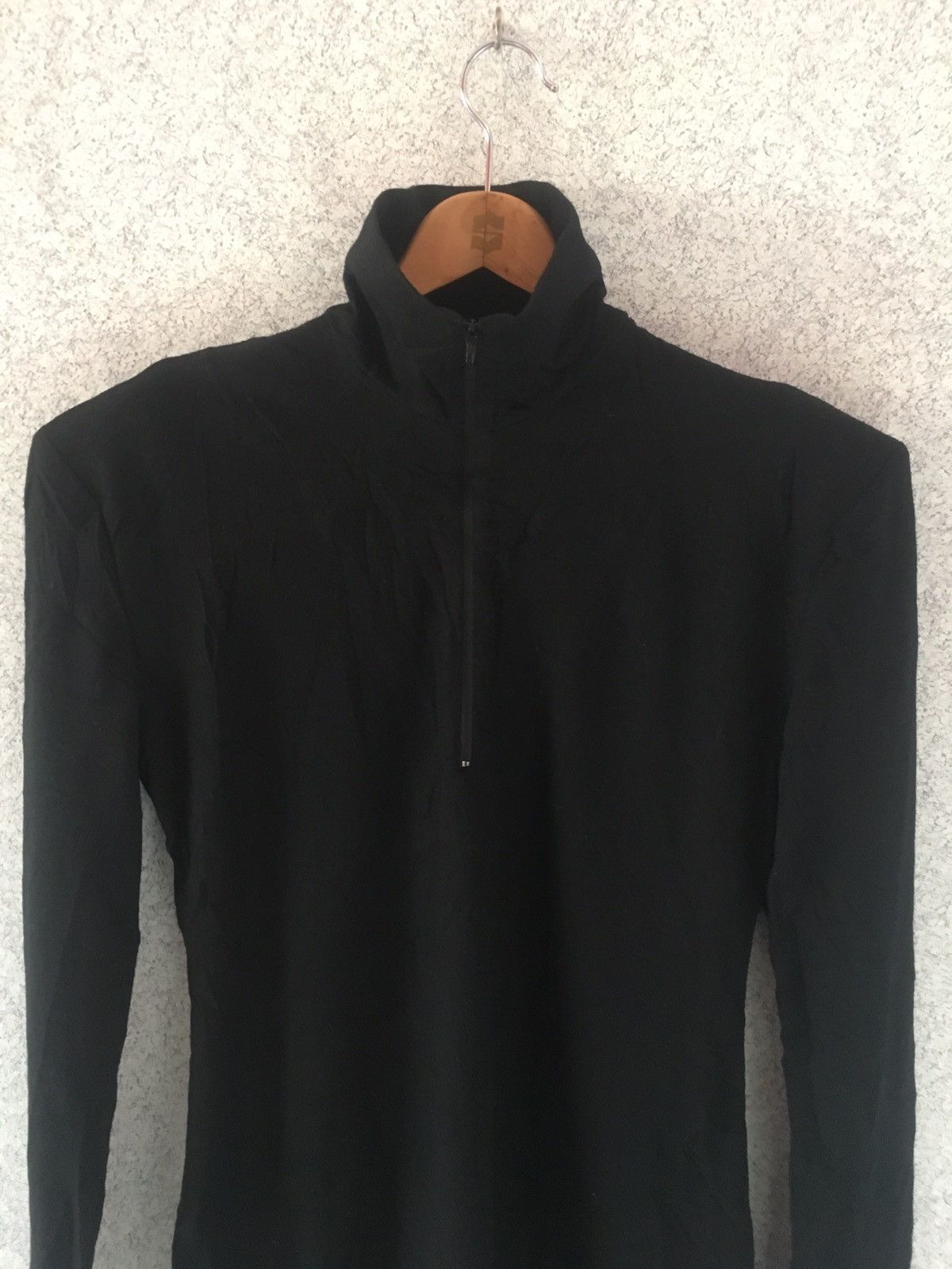 Yohji Yamamoto Yohji Yamamoto Black Minimalist Plain Zip up signature tag Size M / US 6-8 / IT 42-44 - 4 Thumbnail