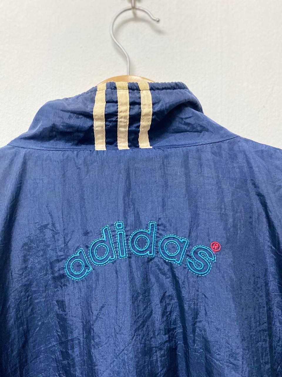 Adidas Vintage 90s Adidas jacket Logo on sleeves Size US L / EU 52-54 / 3 - 9 Thumbnail