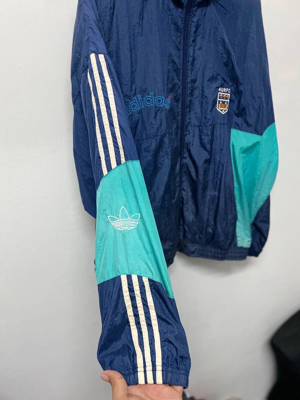 Adidas Vintage 90s Adidas jacket Logo on sleeves Size US L / EU 52-54 / 3 - 8 Thumbnail