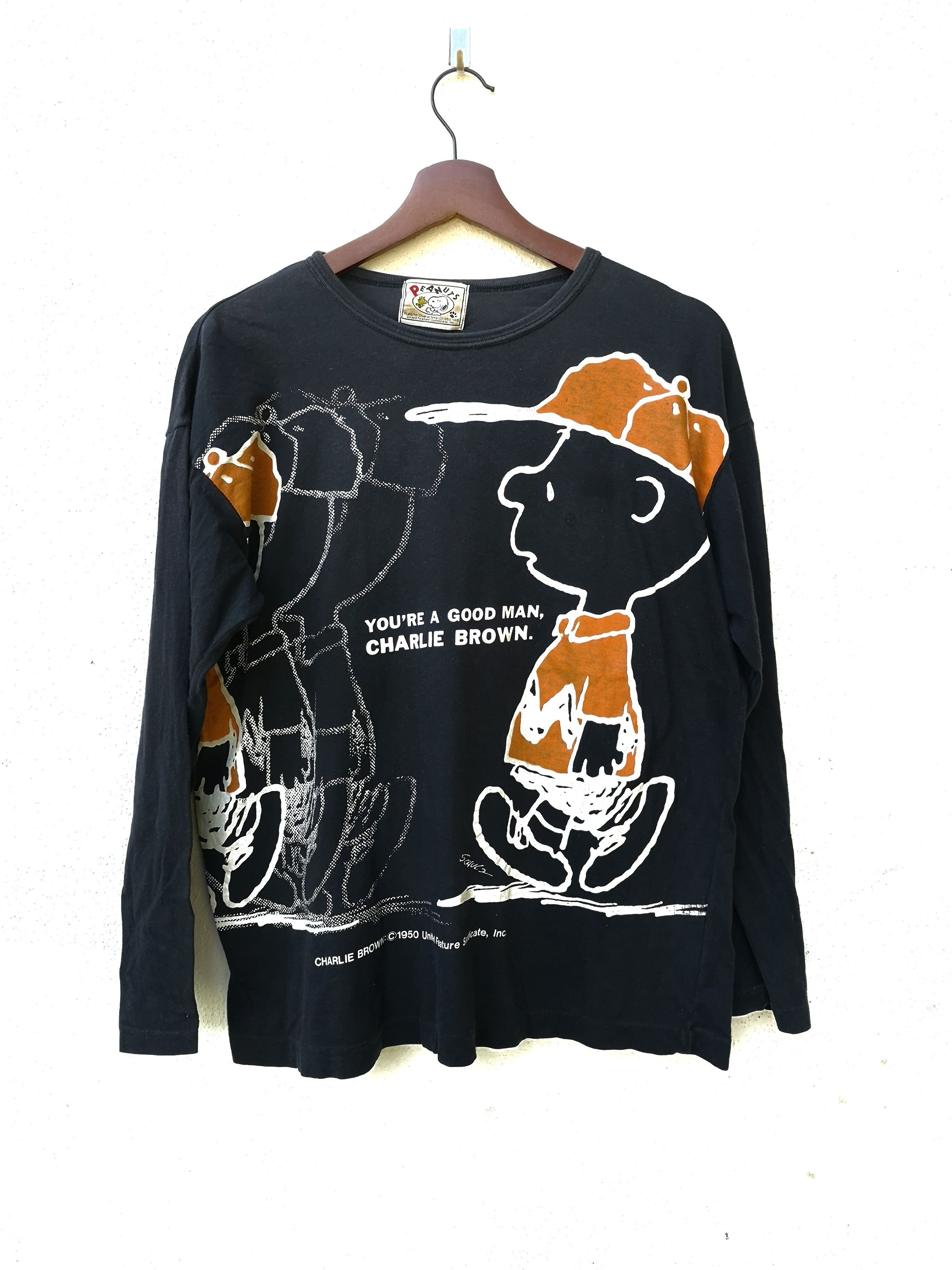 Peanuts Vintage Peanut Long Sleeve Full Print You Are Good Man Size US M / EU 48-50 / 2 - 1 Thumbnail