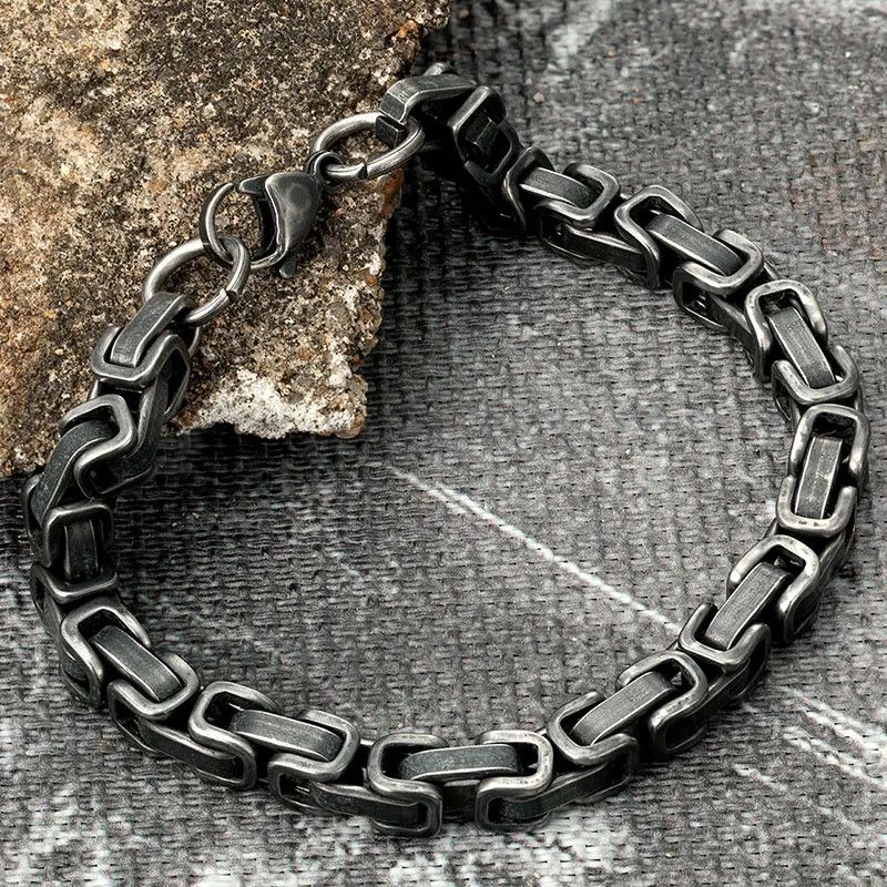 Jewelry 21CM Round Chain Bracelet Size ONE SIZE - 6 Thumbnail