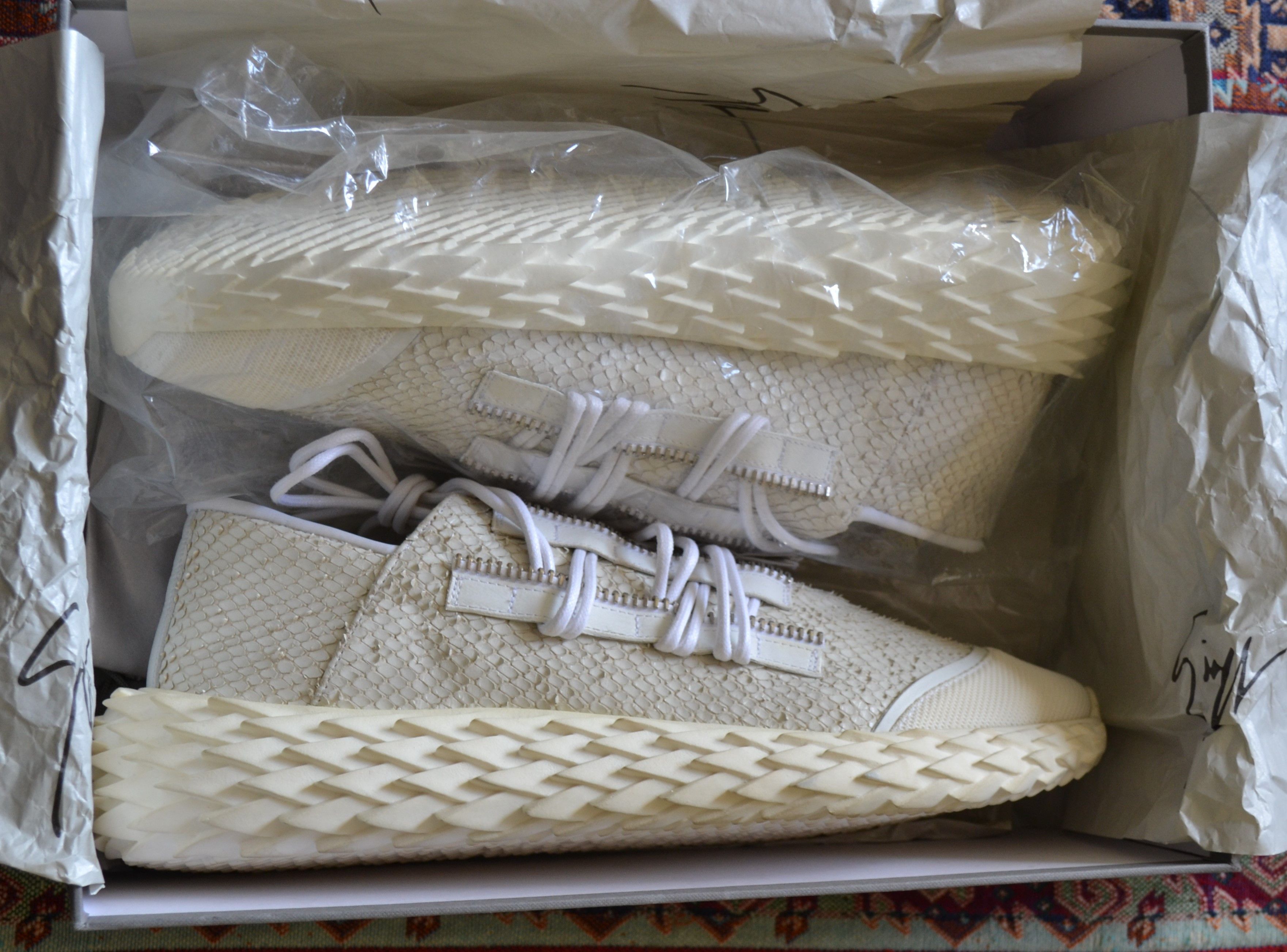 Giuseppe Zanotti Giuseppe Zanotti Snakeskin Urchin 45 IT Size US 12 / EU 45 - 2 Thumbnail
