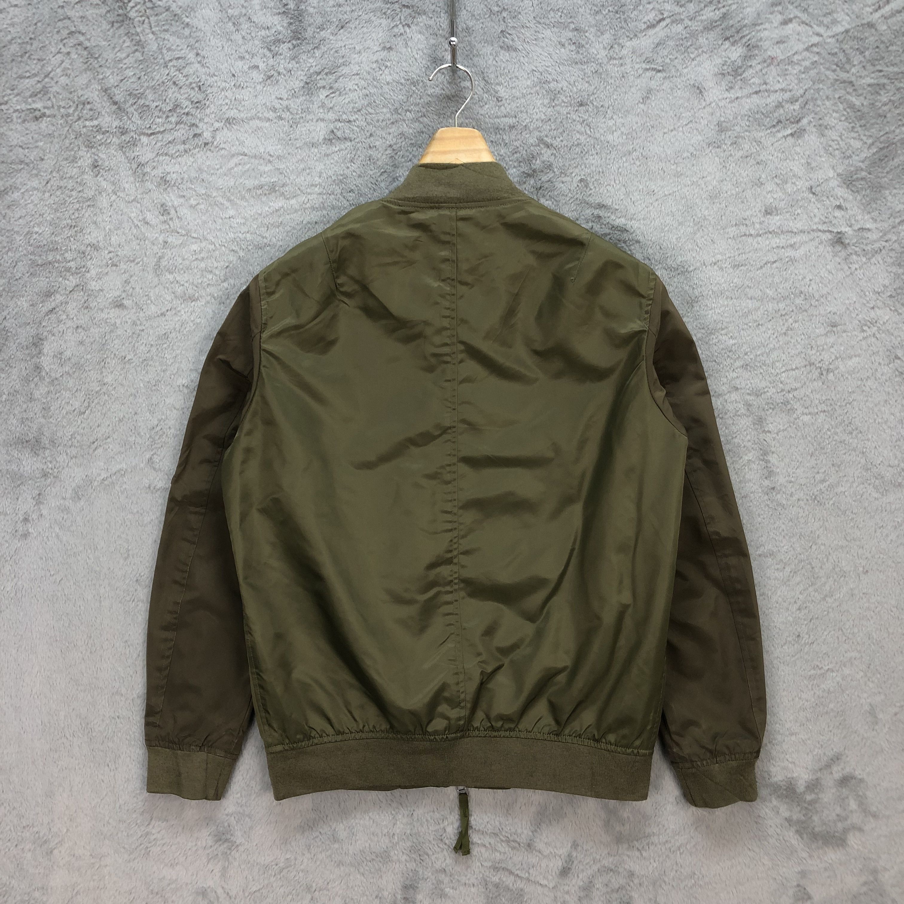 Edifice Japan 417 BY EDIFICE OLIVE GREEN BOMBER JACKET #5886-212 Size US S / EU 44-46 / 1 - 10 Thumbnail