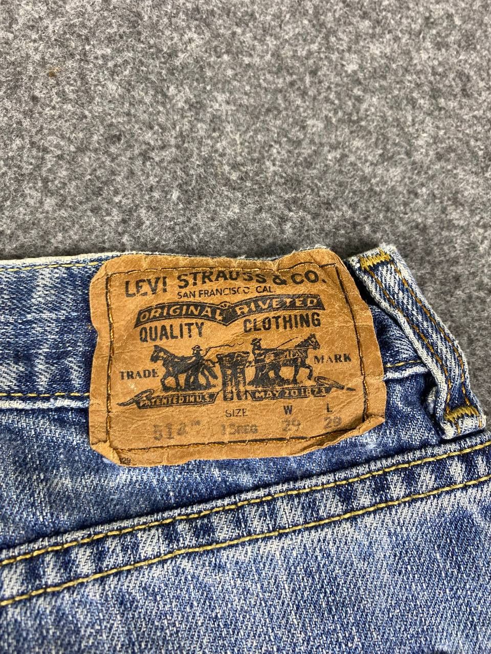 Levi's vintage levis 514 slim straight distressed denim Size US 31 - 5 Thumbnail