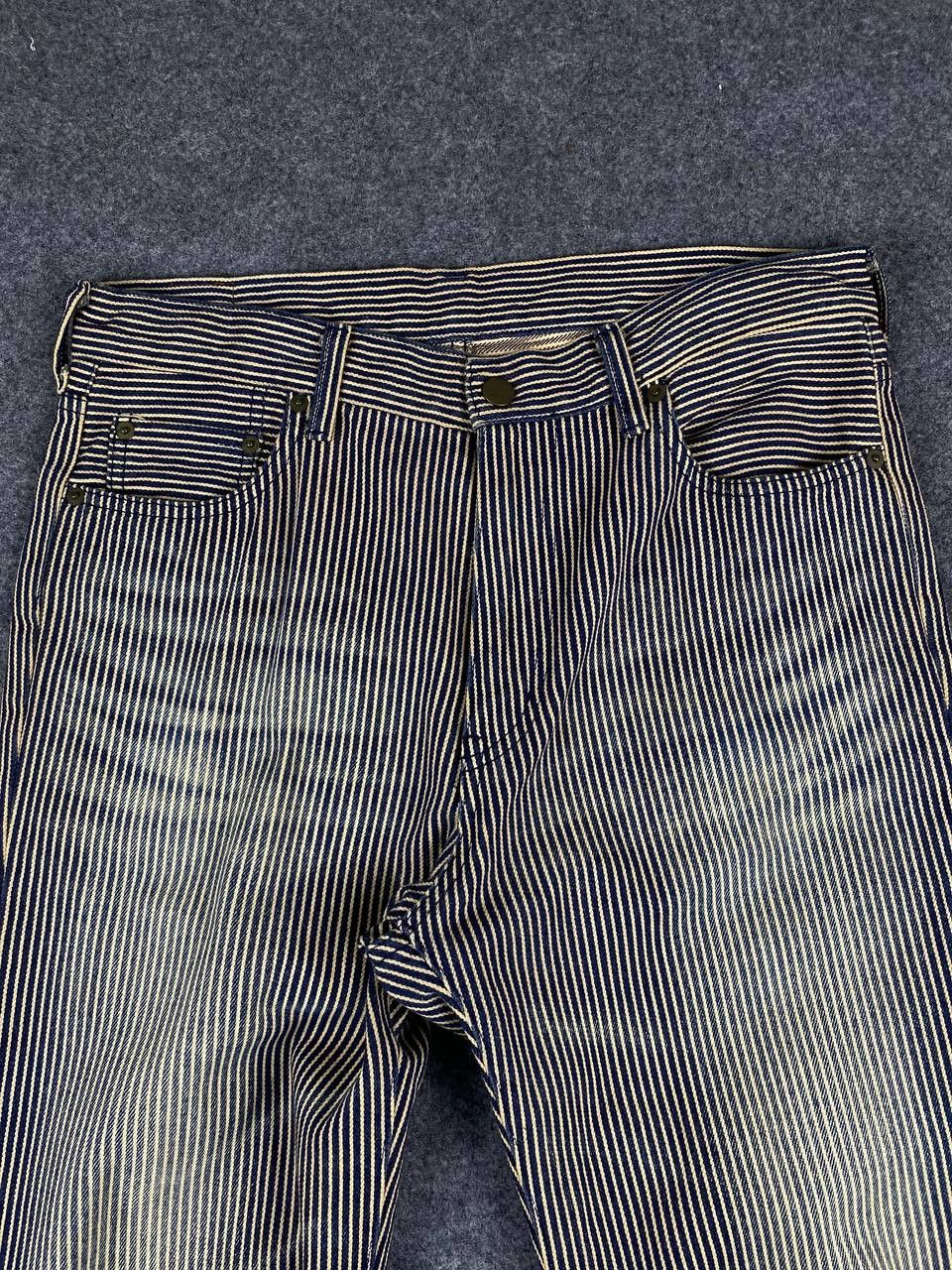ABAHOUSE vintage abahouse hickory stripe denim nice design Size US 33 - 11 Thumbnail
