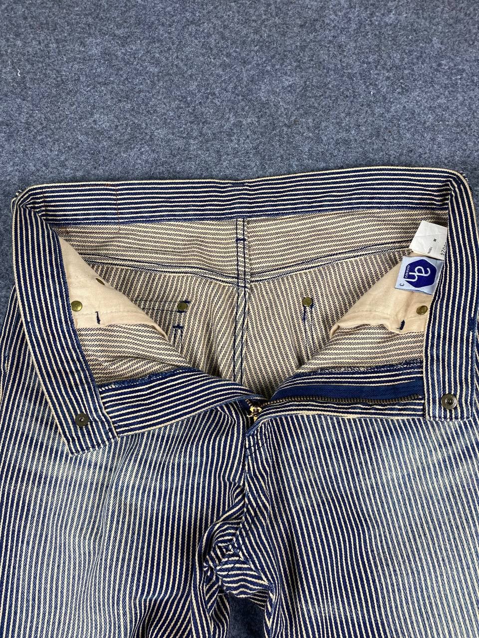 ABAHOUSE vintage abahouse hickory stripe denim nice design Size US 33 - 14 Thumbnail