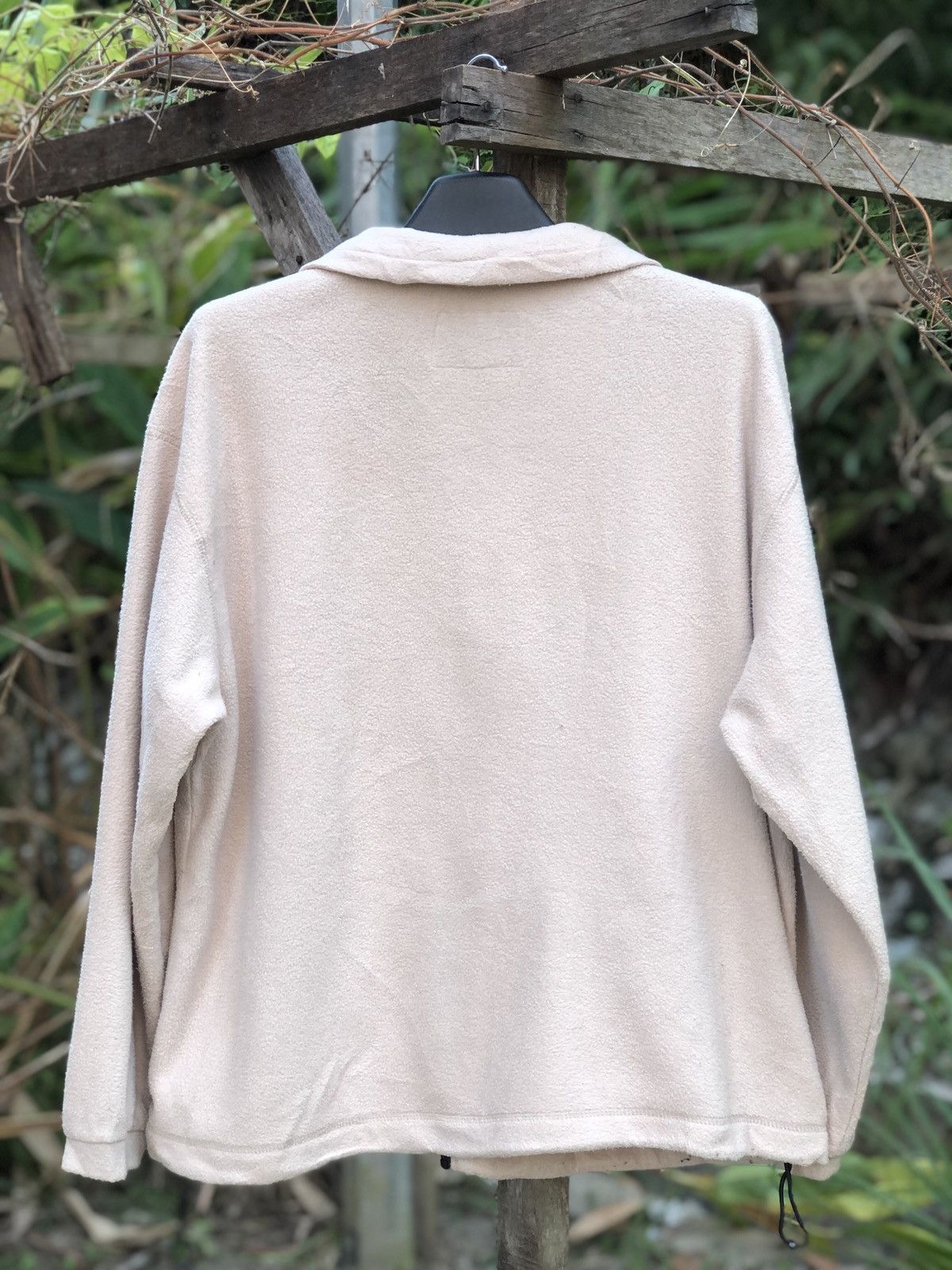 Japanese Brand Vintage 80's Fleece Zipper Sweater by Living Island Size US M / EU 48-50 / 2 - 4 Thumbnail