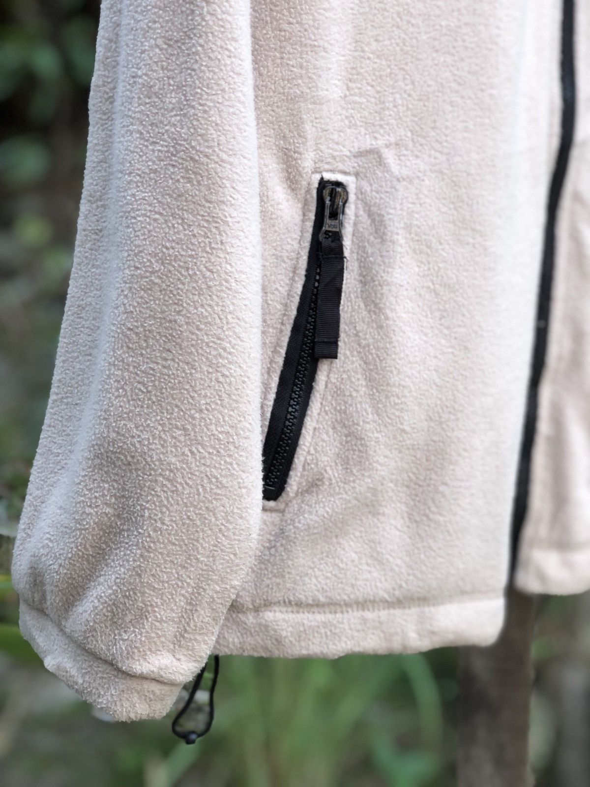 Japanese Brand Vintage 80's Fleece Zipper Sweater by Living Island Size US M / EU 48-50 / 2 - 3 Thumbnail