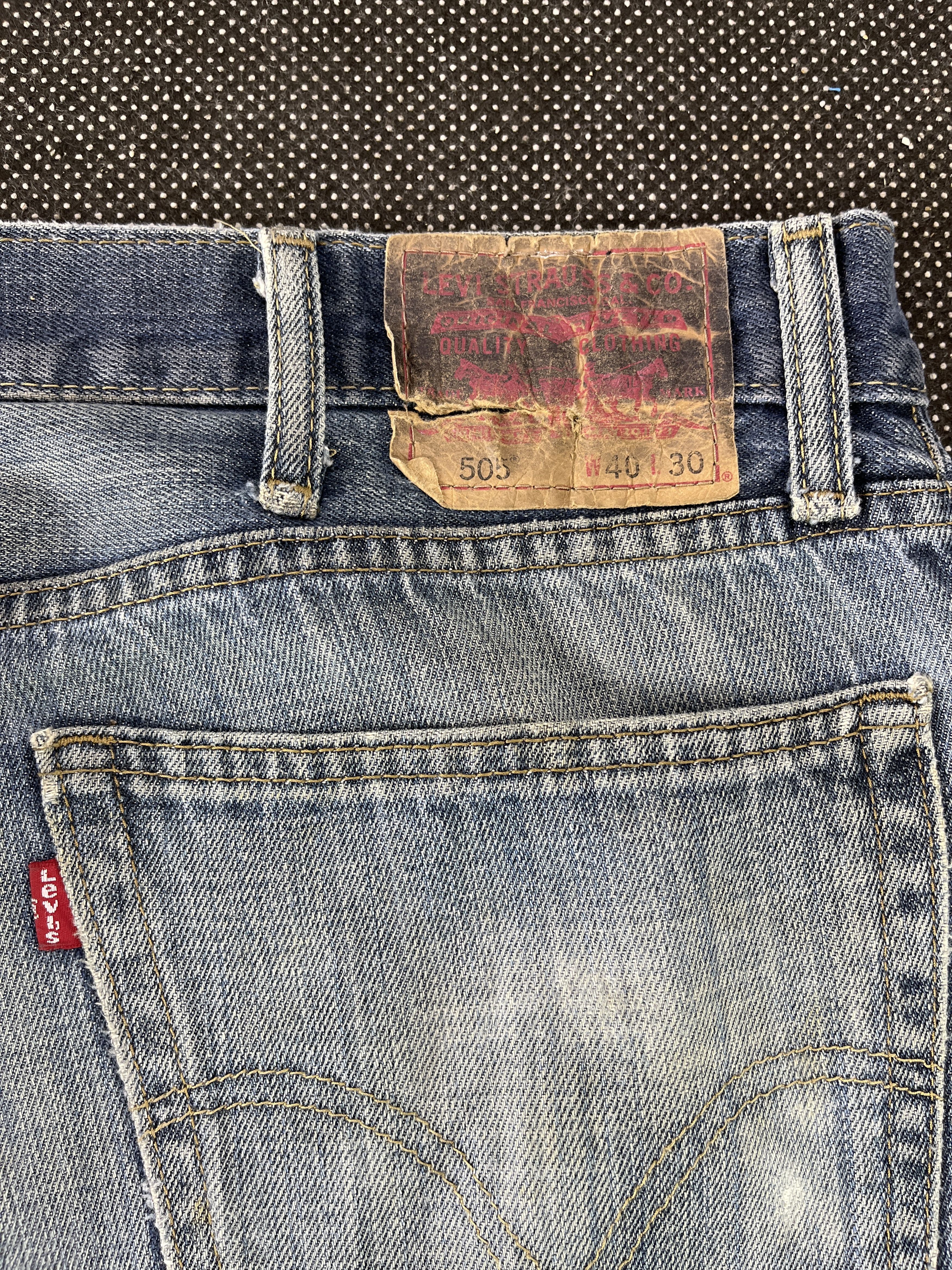 Levi's × Vintage Vintage Rusty Distressed Levis 505 Jeans - J356 Size US 41 - 12 Thumbnail