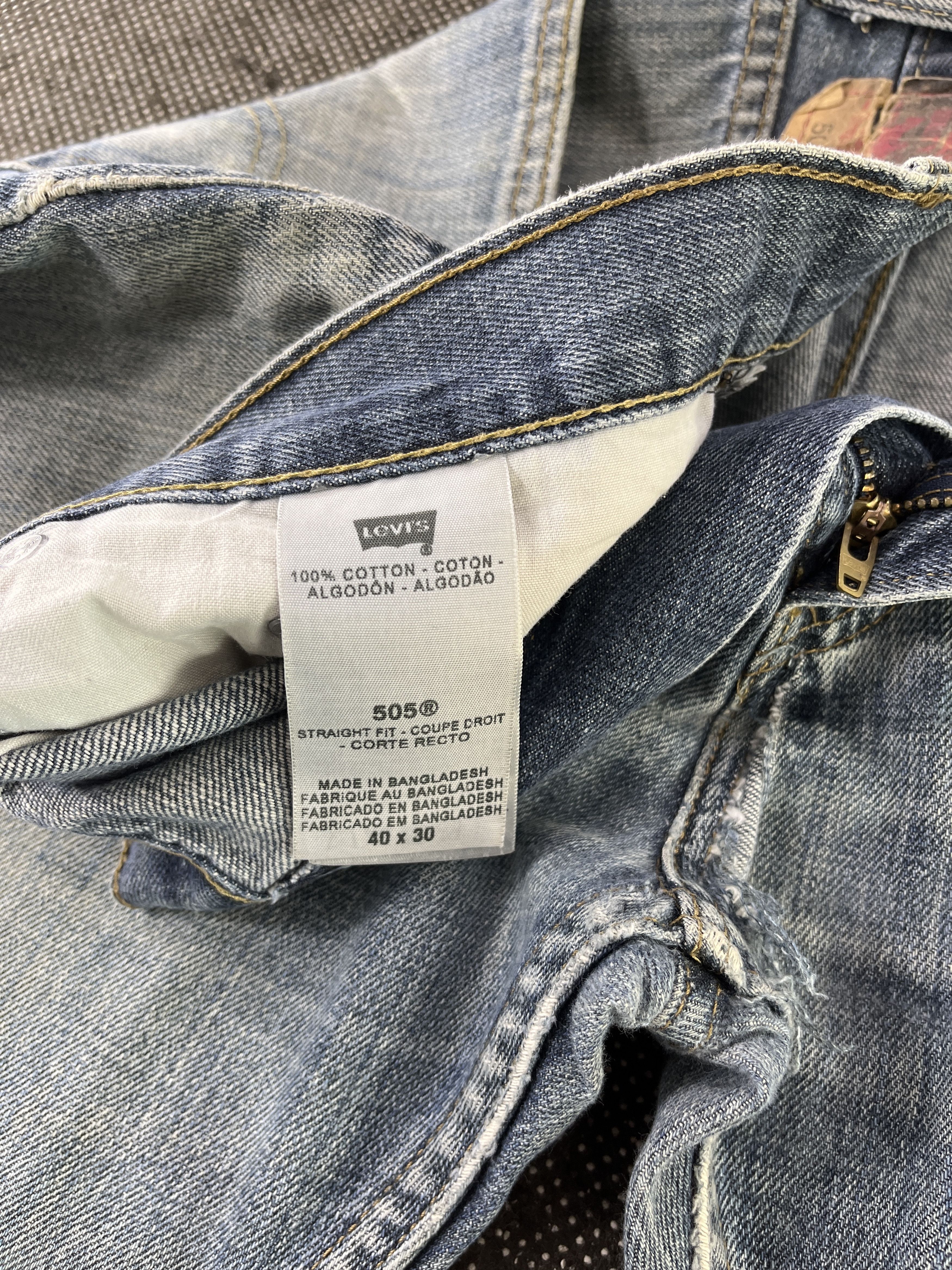 Levi's × Vintage Vintage Rusty Distressed Levis 505 Jeans - J356 Size US 41 - 8 Thumbnail