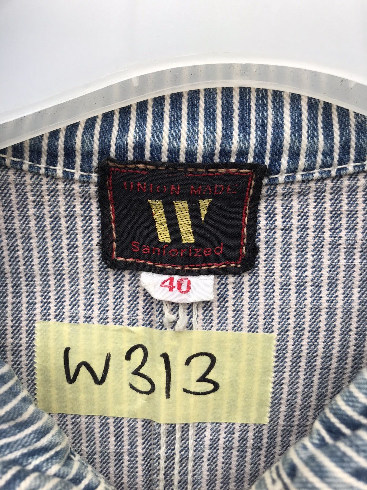 Warehouse Vintage Warehouse Hickory Stripe Wabash Overall Size US 33 - 7 Thumbnail